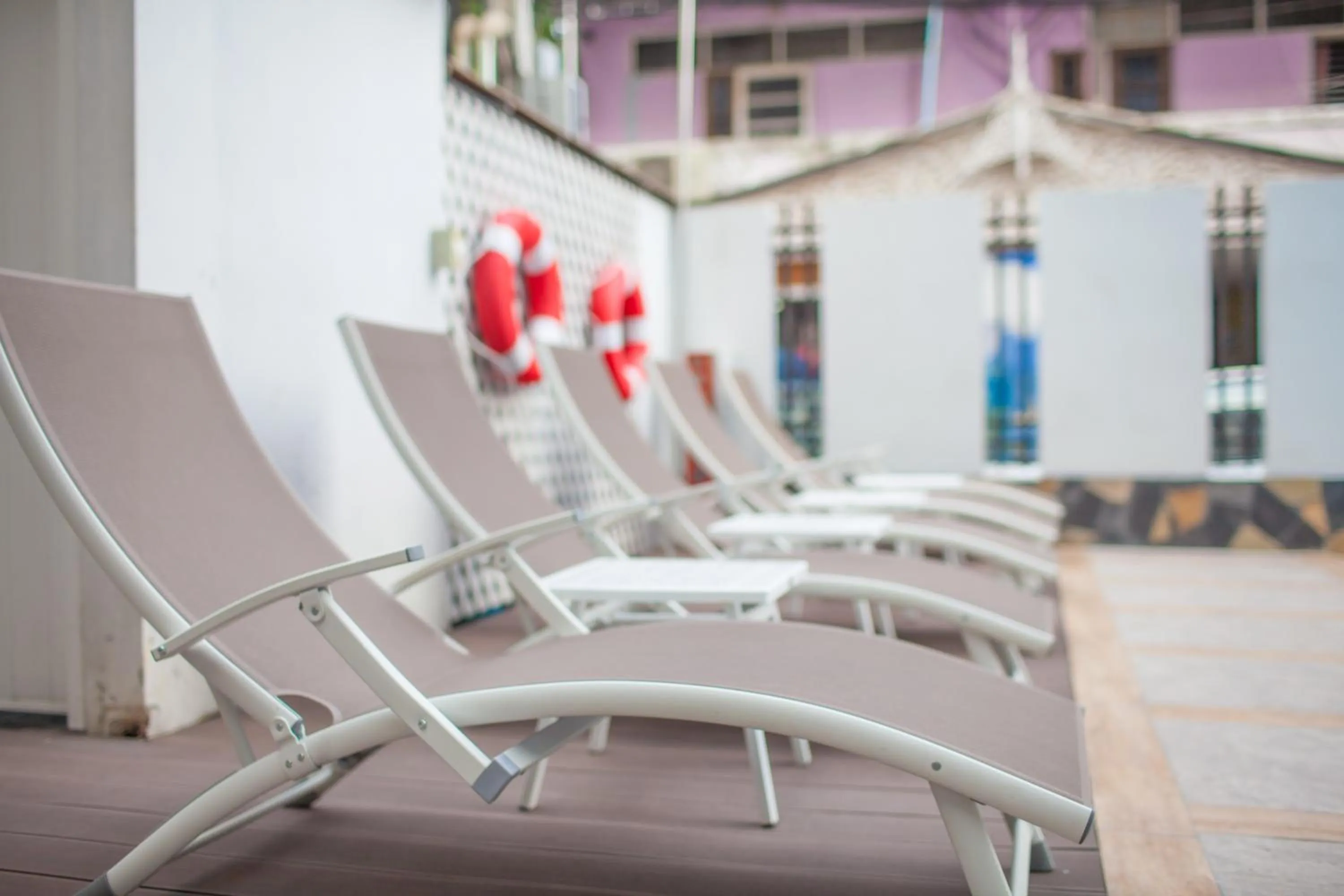 Balcony/Terrace in New Siam Palace Ville Hotel