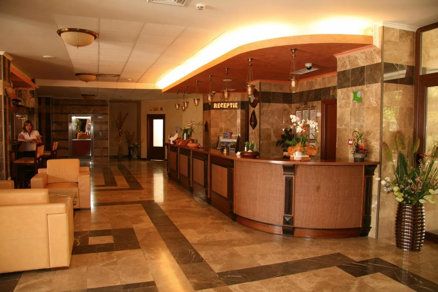 Lobby or reception in Hotel Saturn