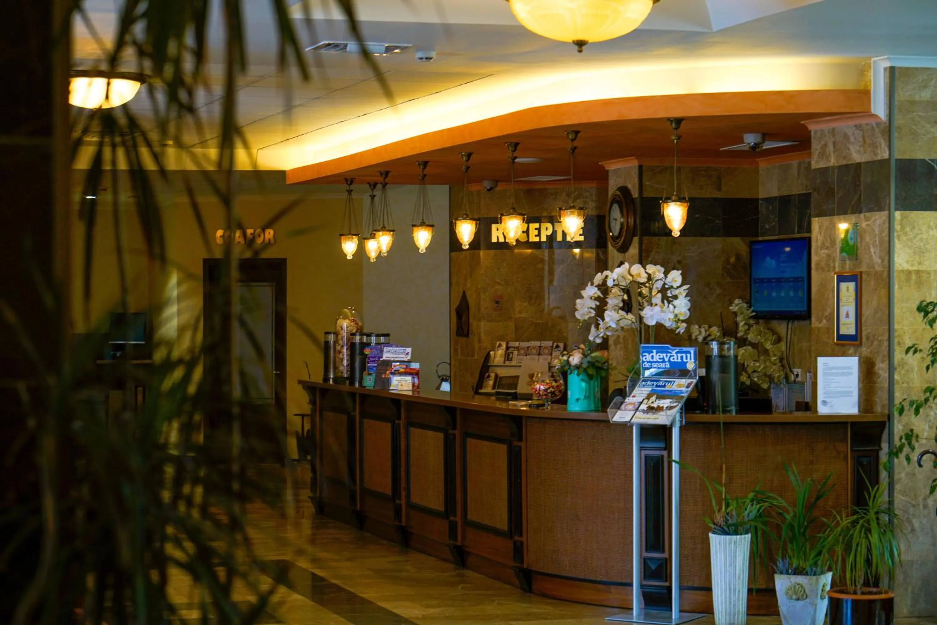 Lobby or reception in Hotel Saturn