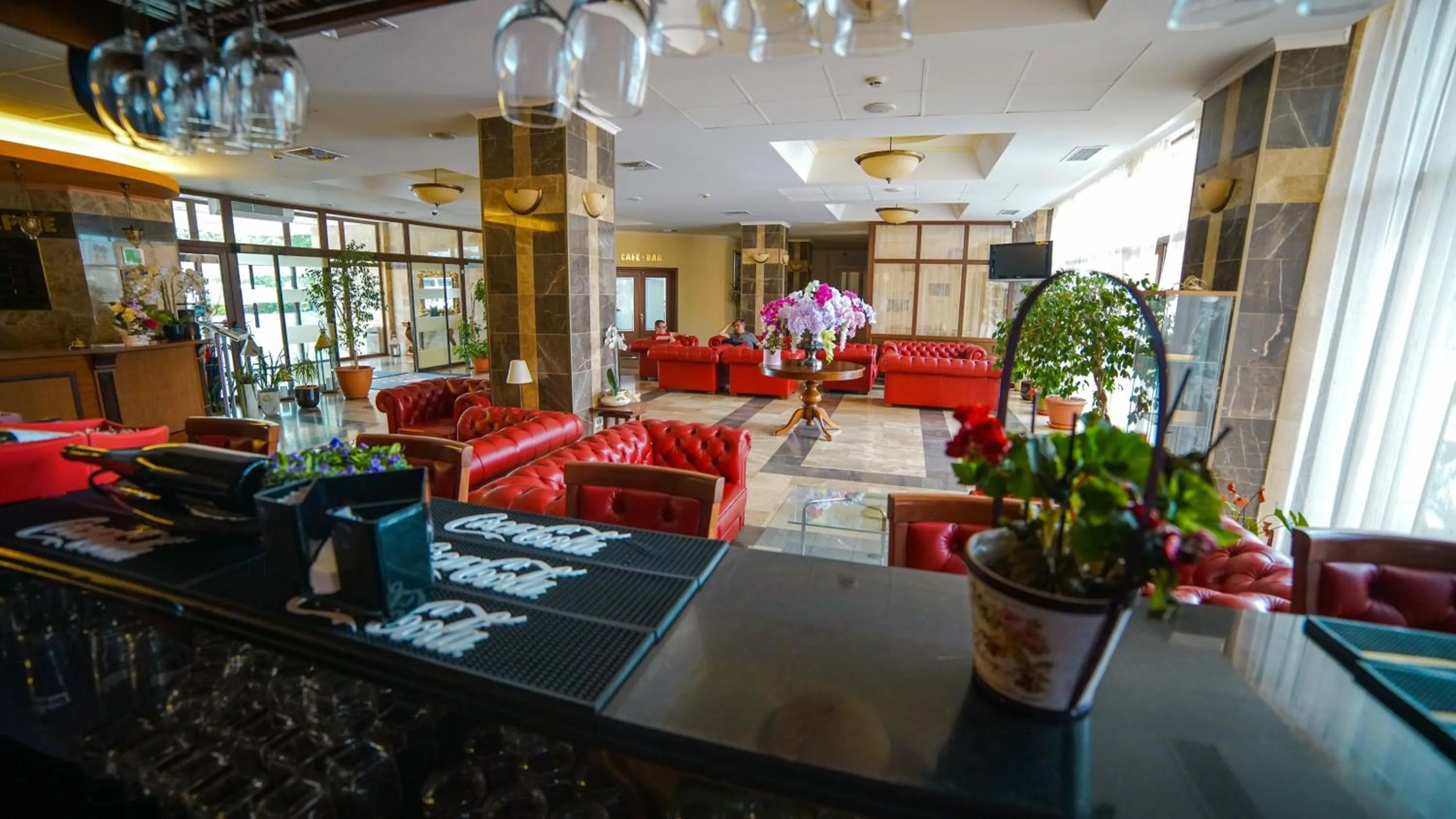 Lobby or reception in Hotel Saturn
