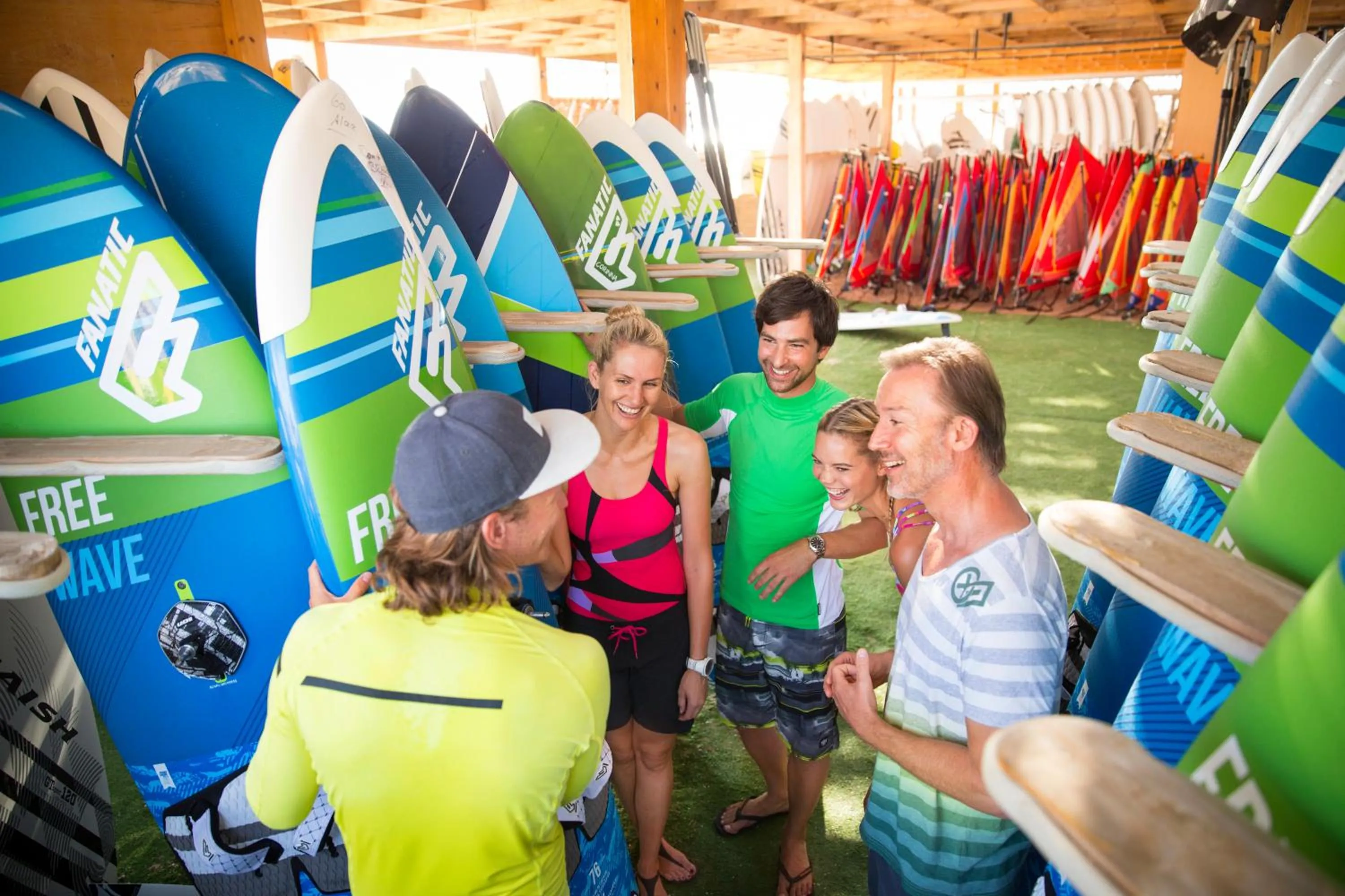 Windsurfing in Robinson Soma Bay