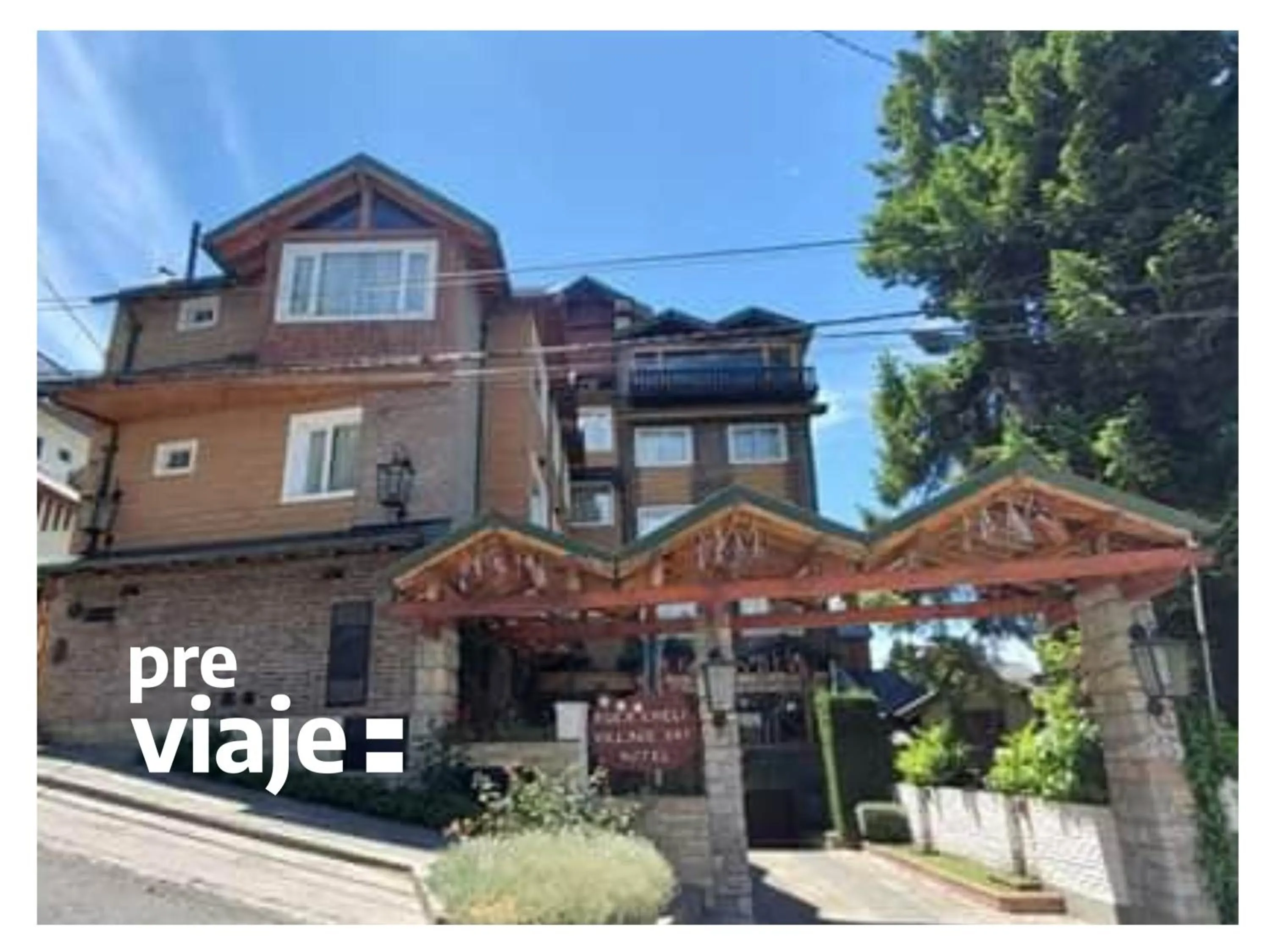 Property building in Ruca Cheli Village Ski Hotel