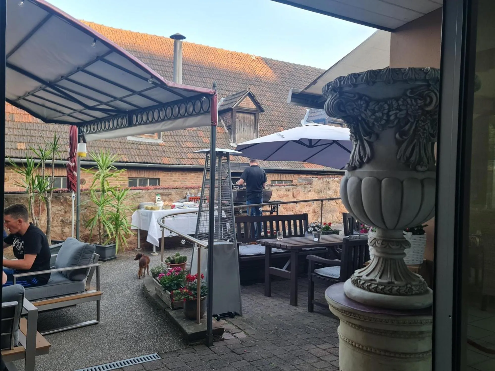 Patio in Hotel & Café Schachtenburg