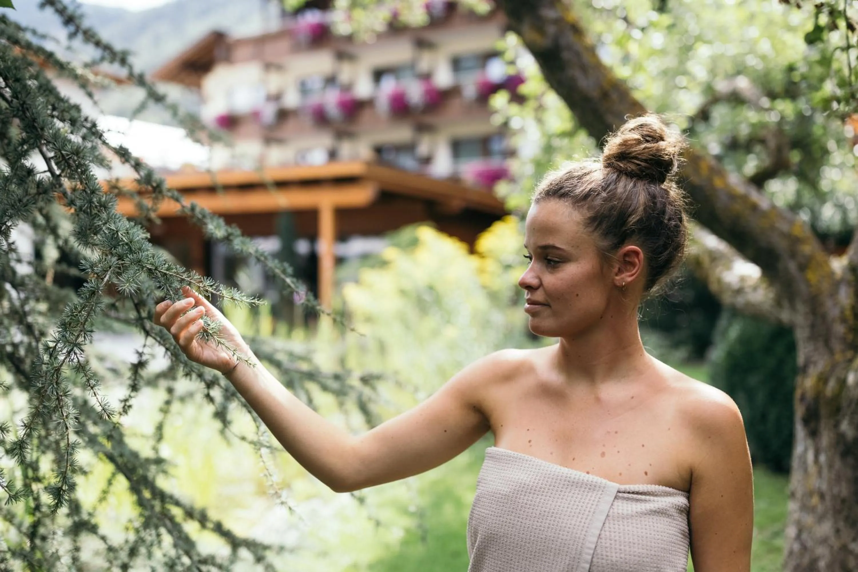 Garden in Gartenhotel Linde 4 Sterne Superior