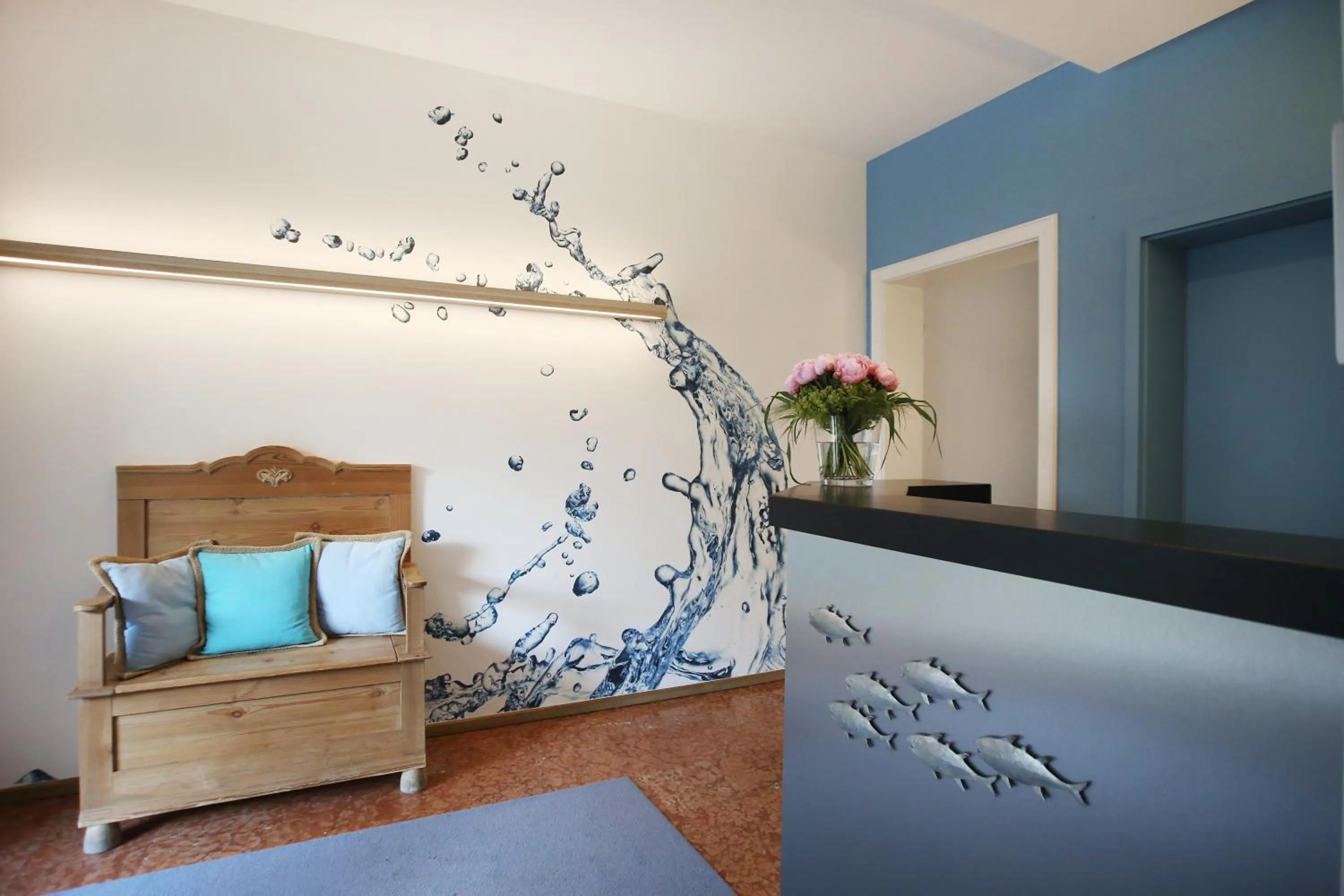 Lobby or reception in Boutique Hotel Reschen