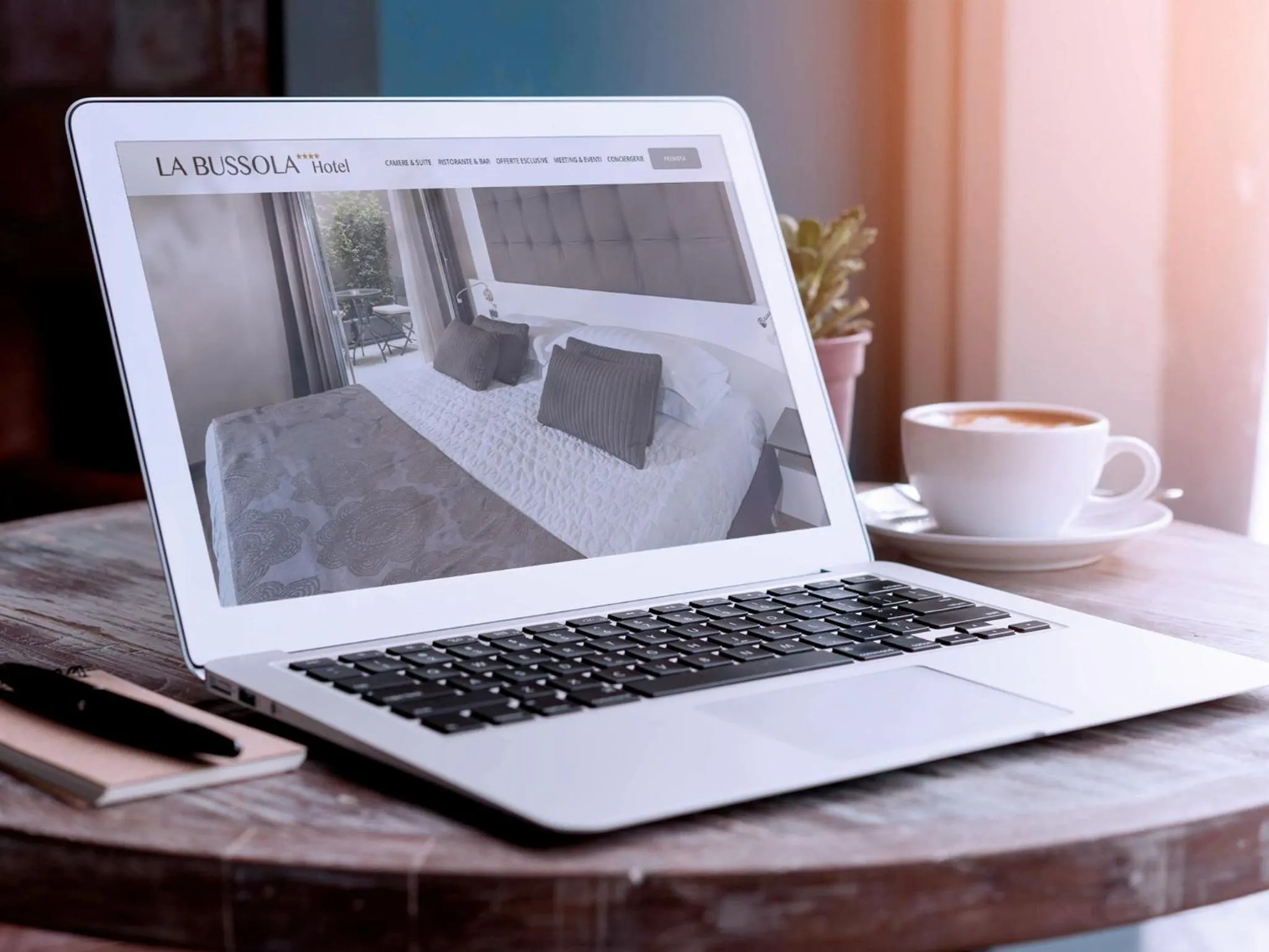 Decorative detail, Bed in Hotel La Bussola