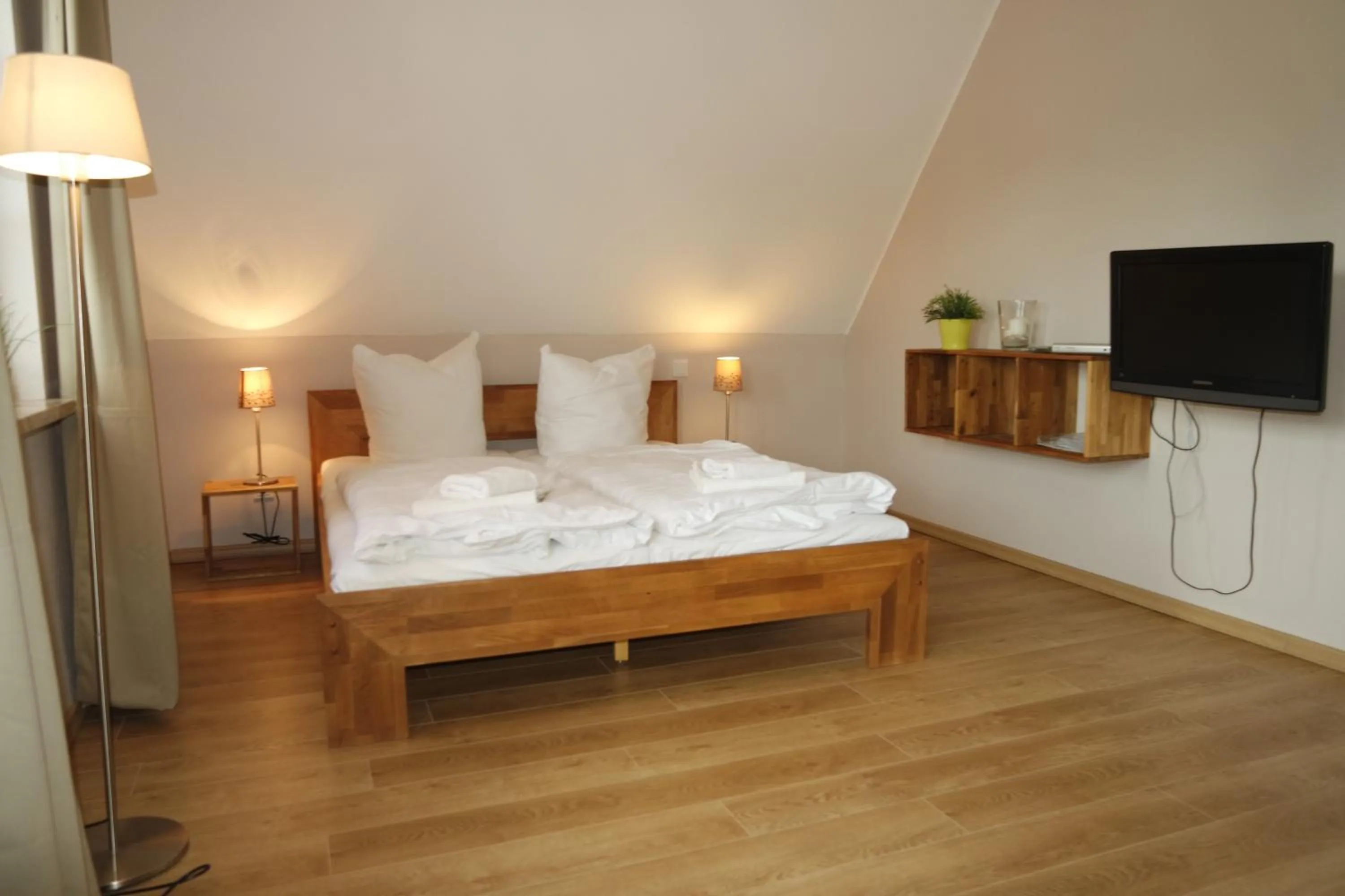 Decorative detail, Bed in Appartements Fischerhus