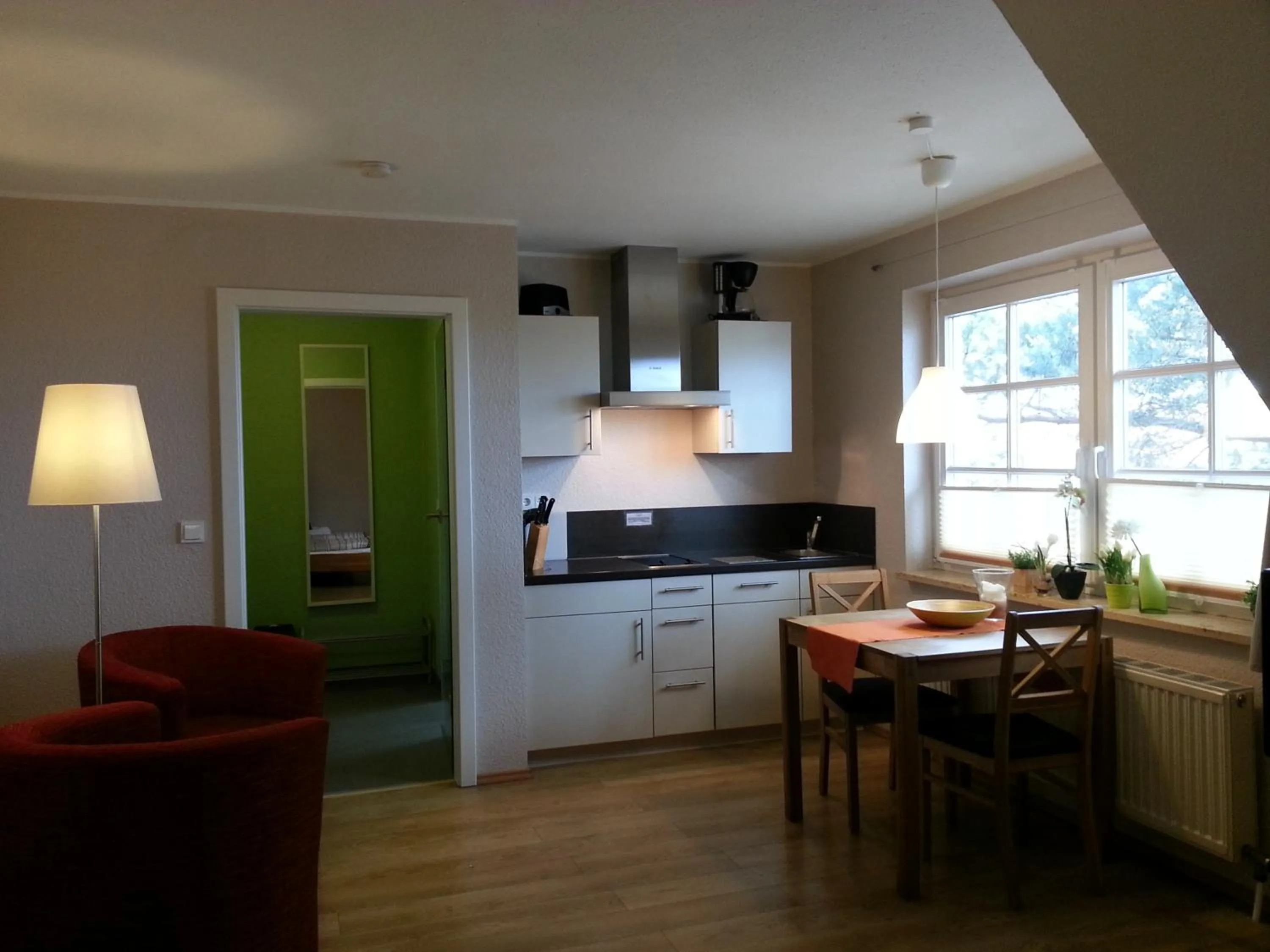 Kitchen or kitchenette in Appartements Fischerhus