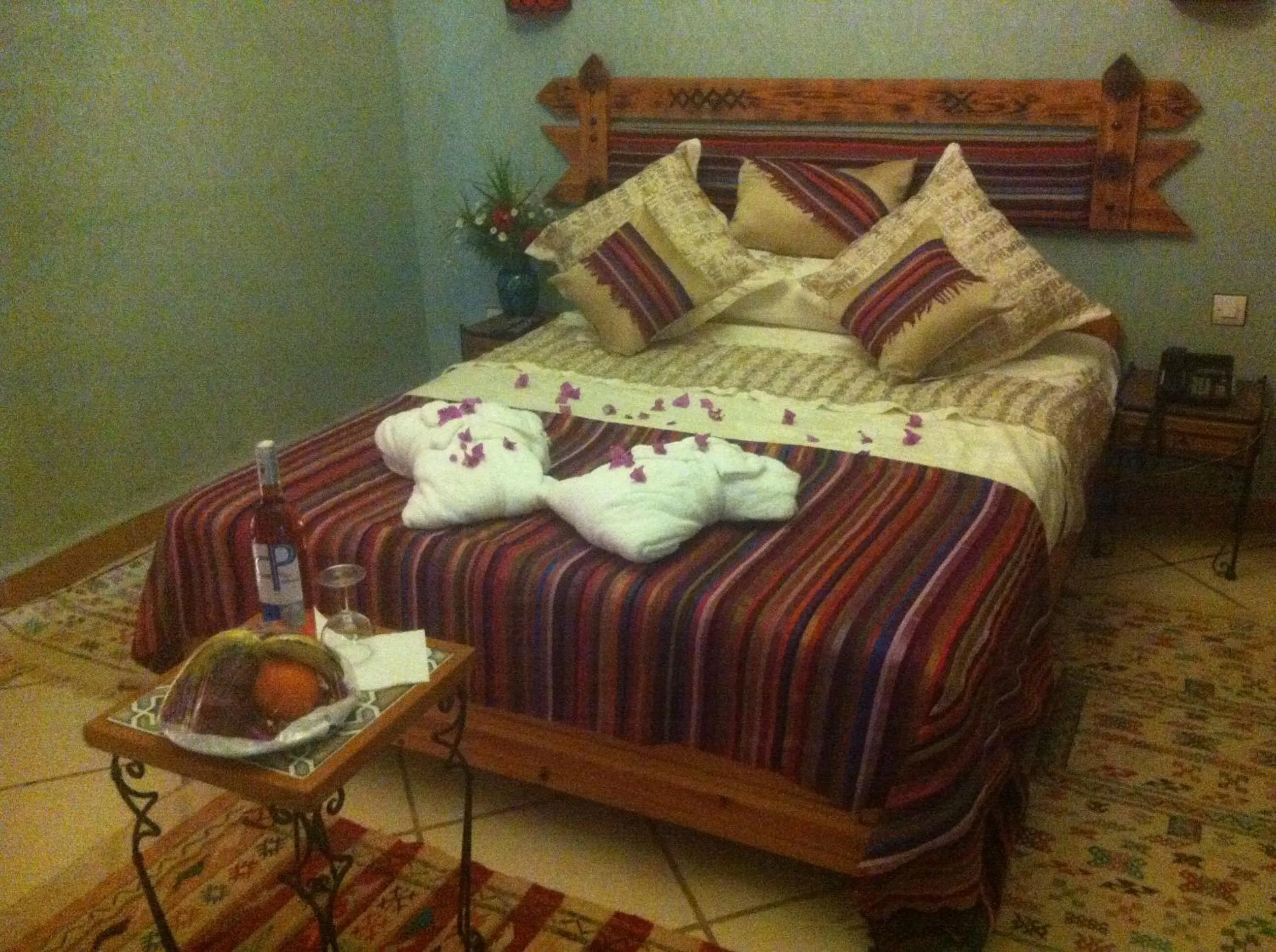 Bed in Fibule Du Draa Kasbah D'hôtes