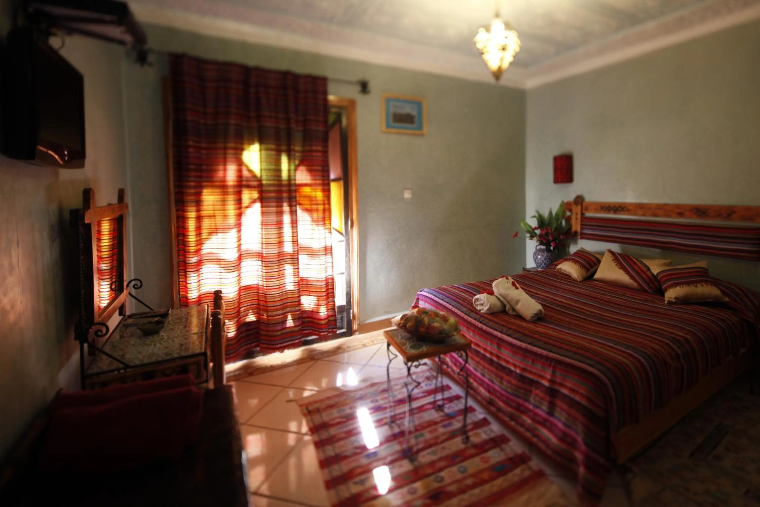 Bed in Fibule Du Draa Kasbah D'hôtes