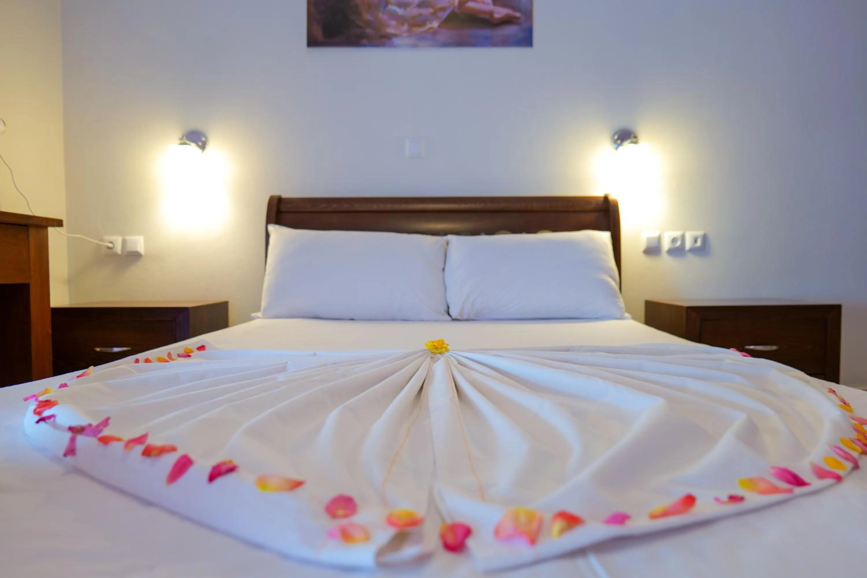 Bedroom, Bed in Hotel Chris