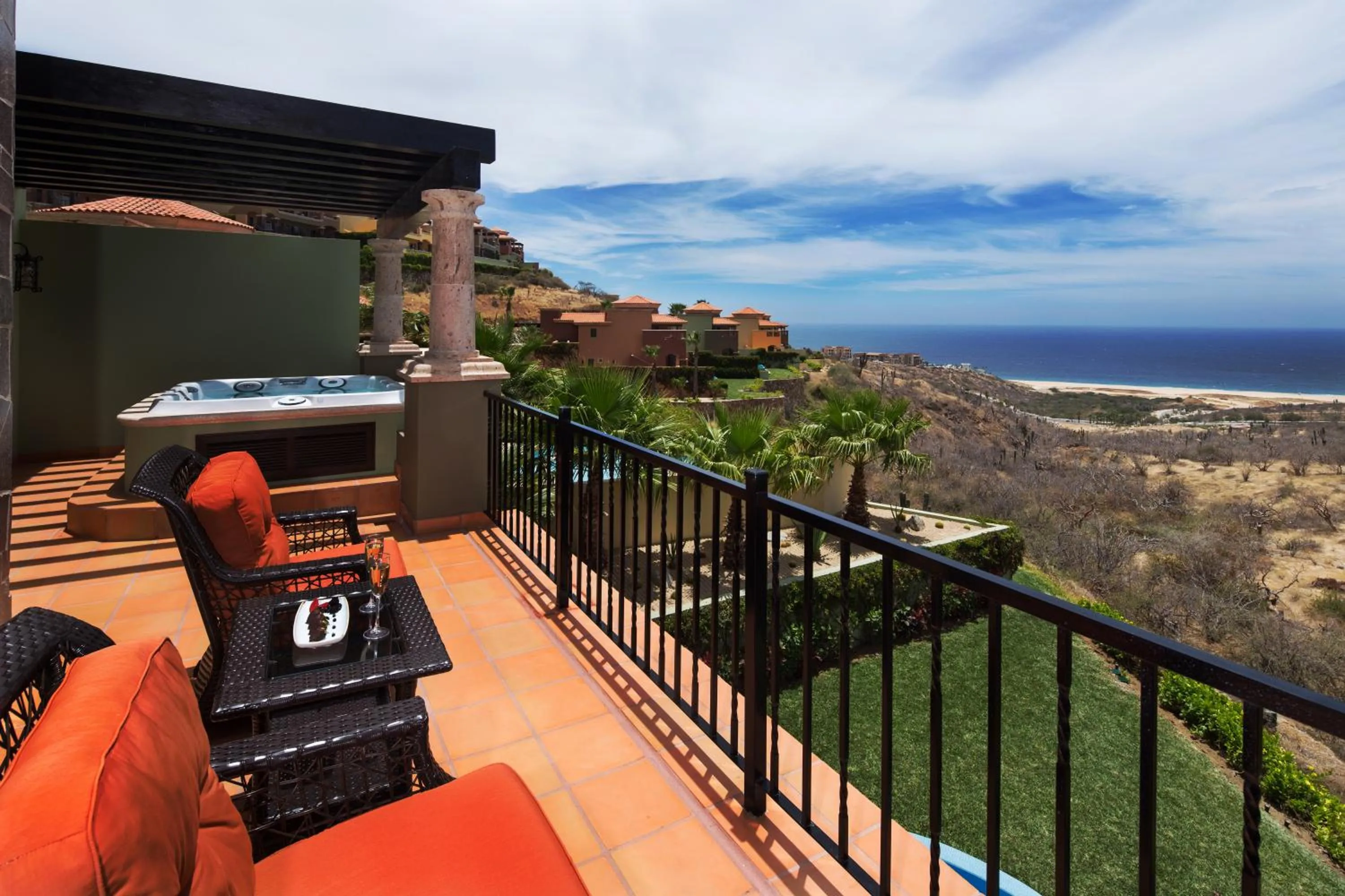 Patio in Quivira Los Cabos Condos and Homes -Vacation Rentals
