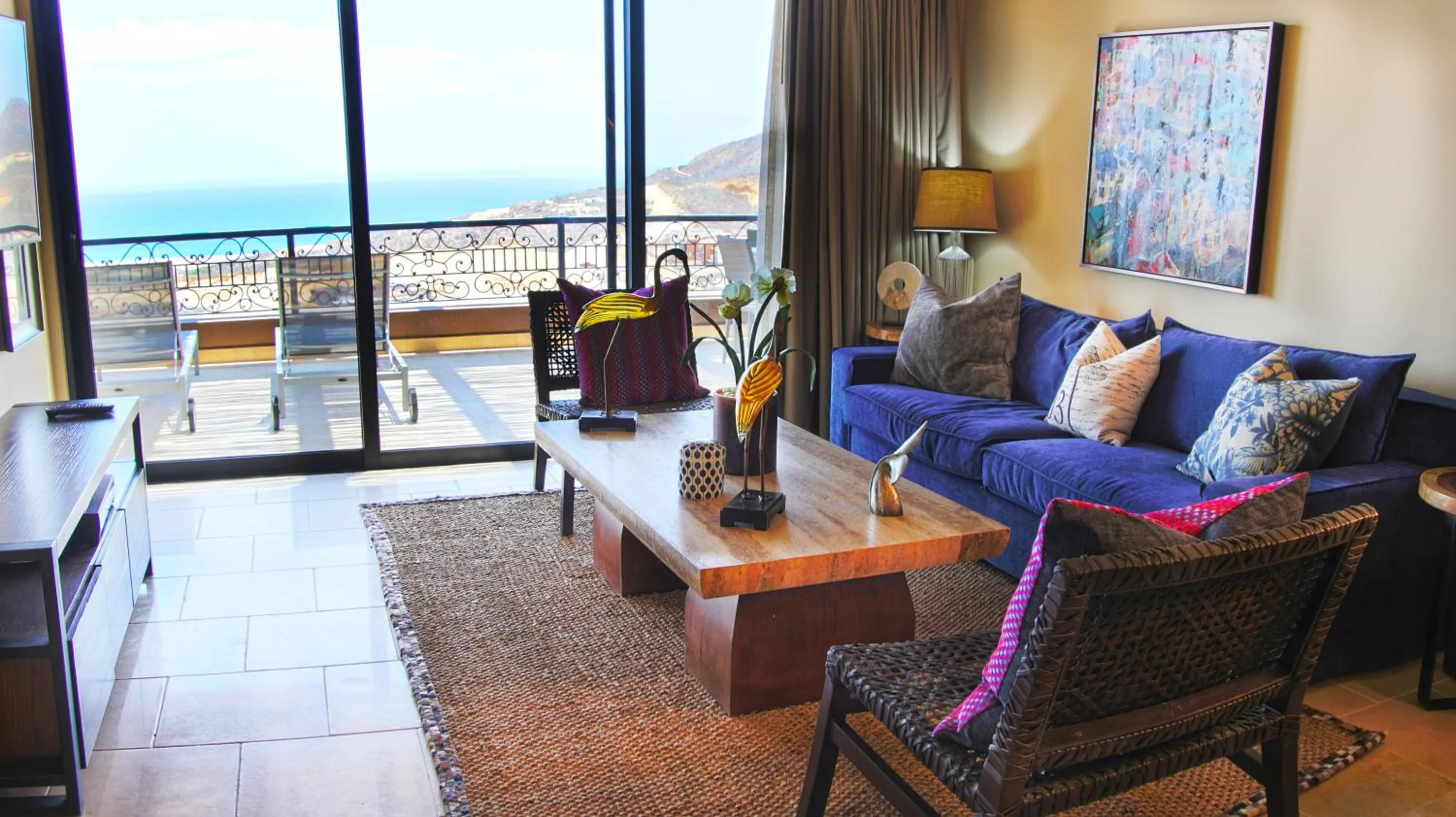 Living room in Quivira Los Cabos Condos and Homes -Vacation Rentals