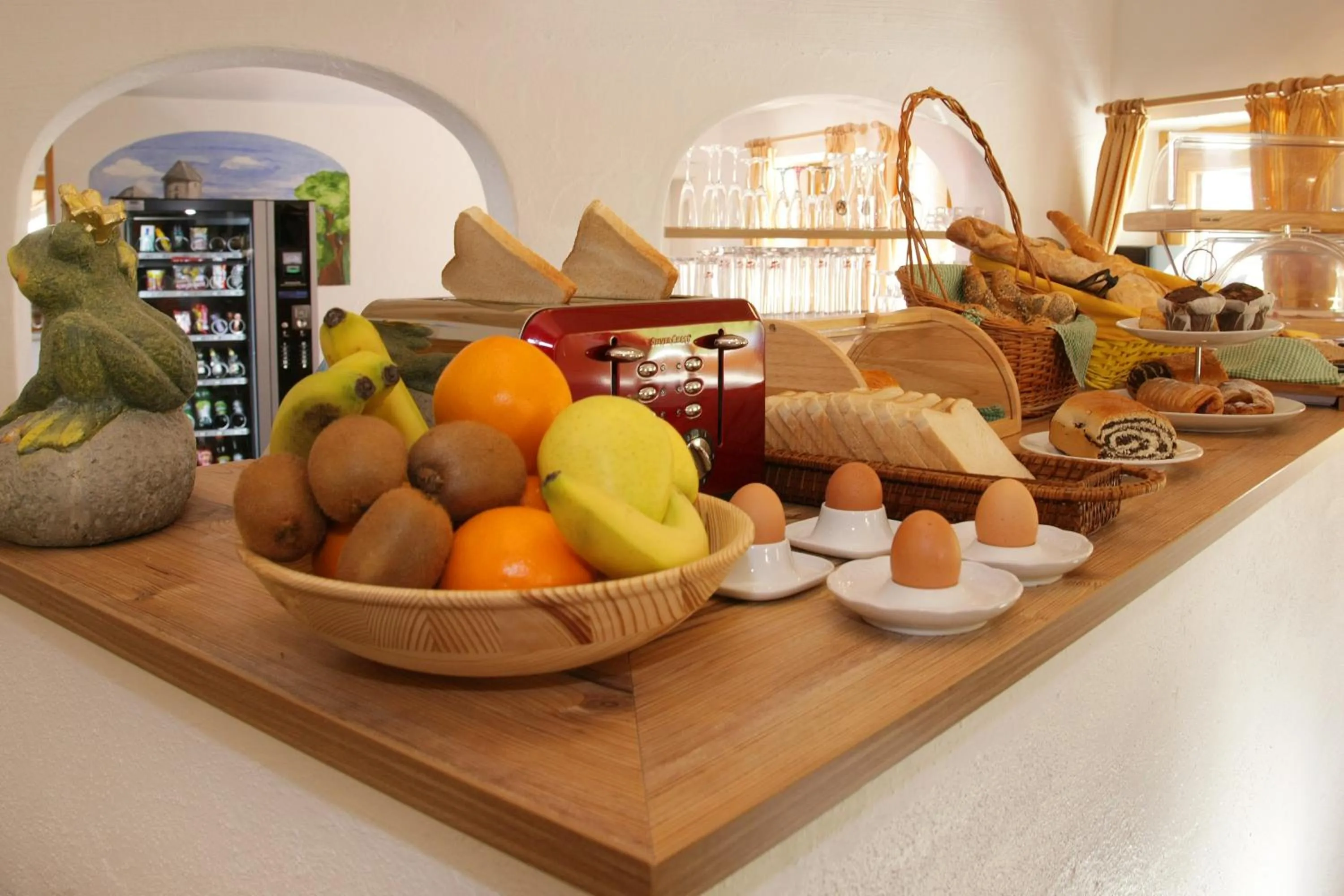 Buffet breakfast in Pension Patricia