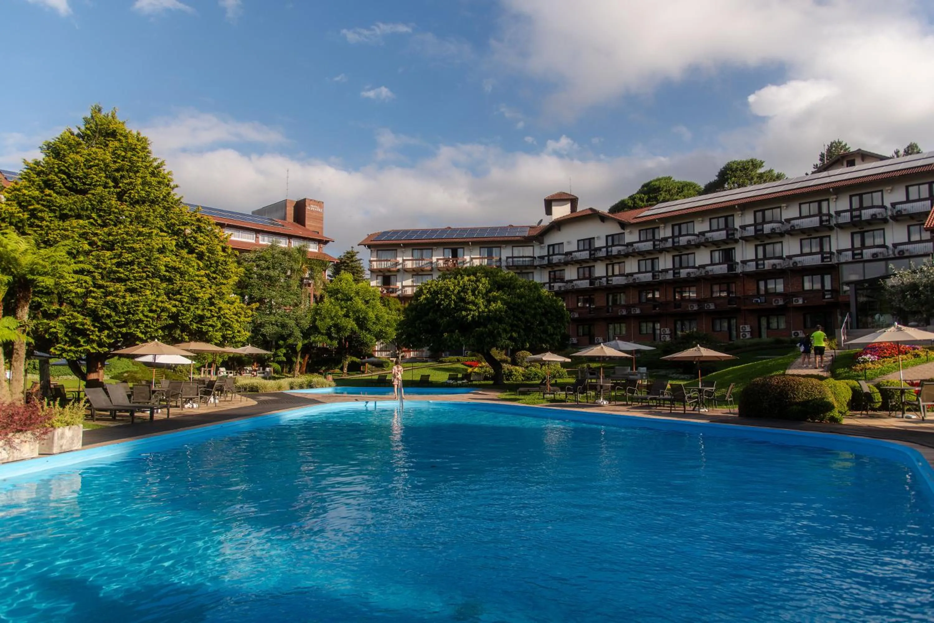 Garden in Hotel Alpestre