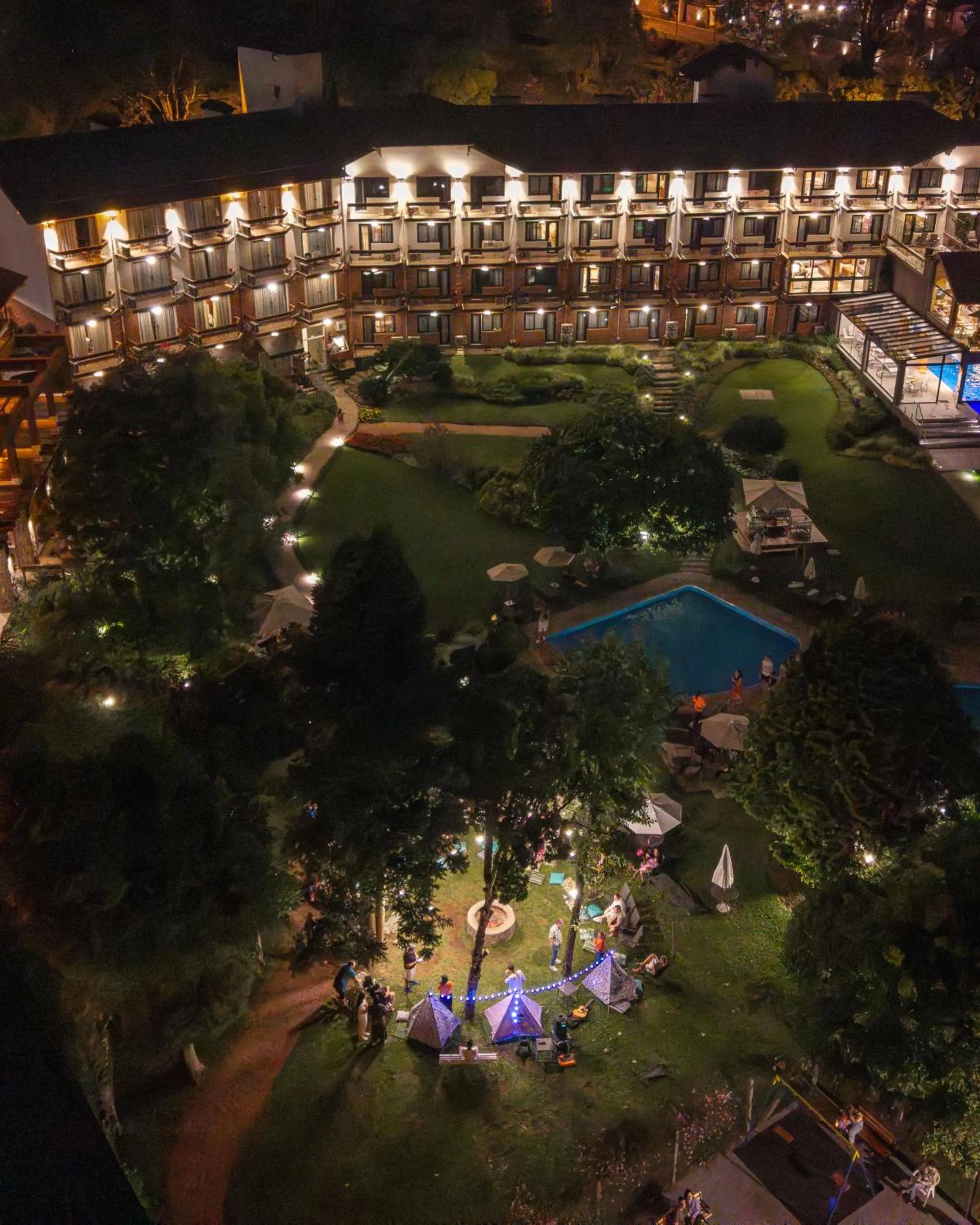 Evening entertainment in Hotel Alpestre