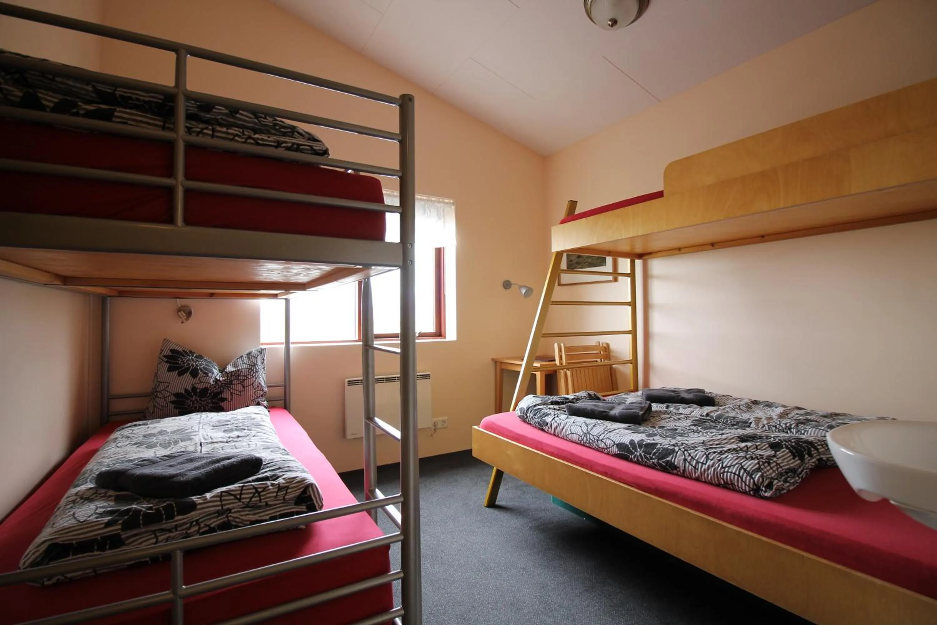 Bedroom, Bed in Hvoll Hostel