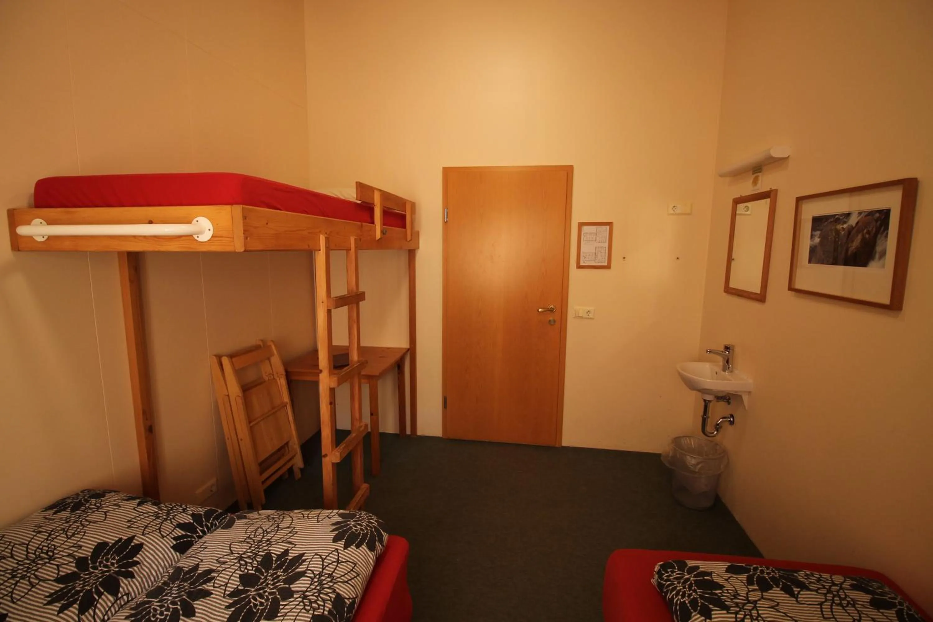Bedroom, Bed in Hvoll Hostel