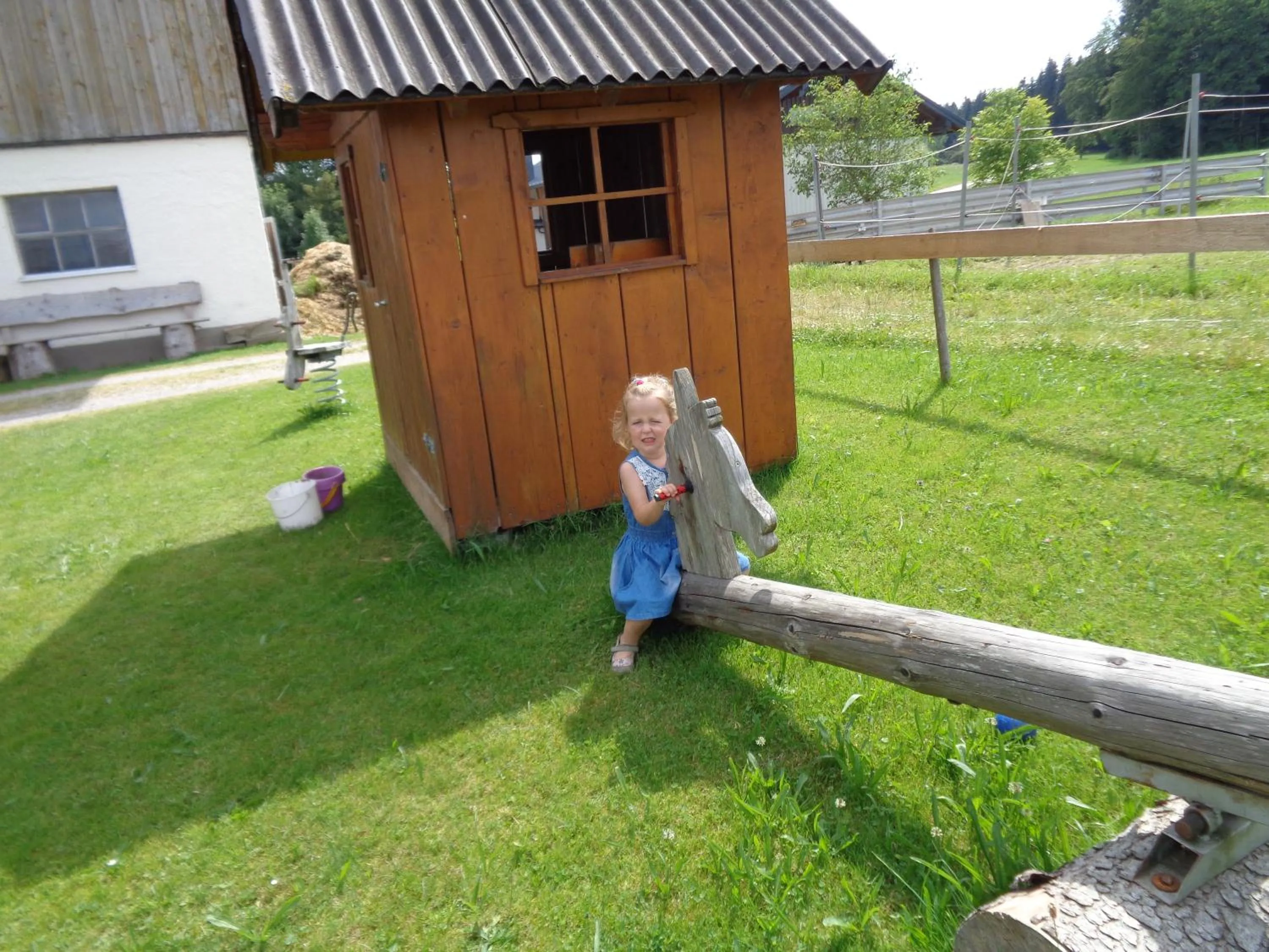 Children play ground in Stroblbauernhof