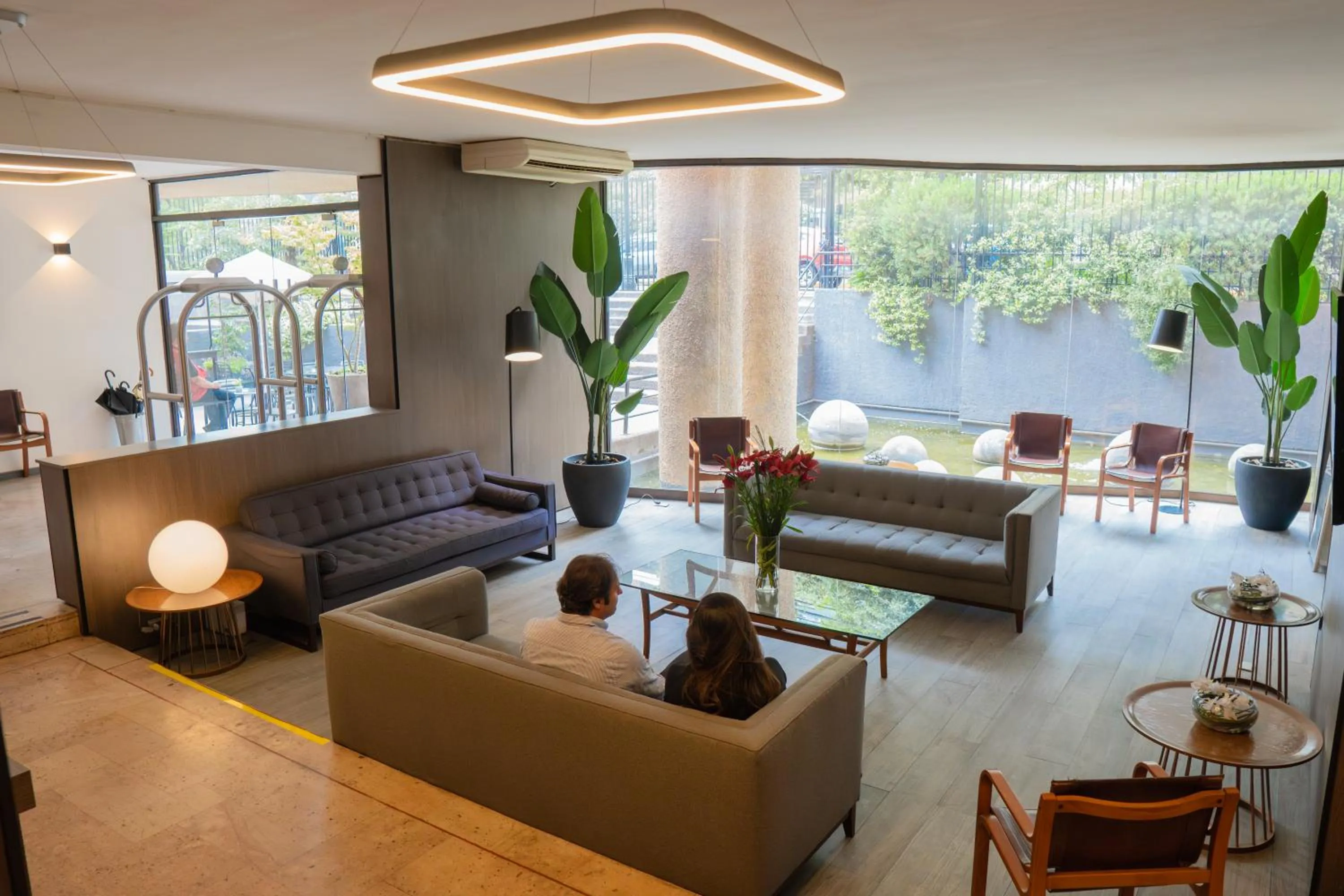 Lobby or reception in Panamericana Hotel Providencia