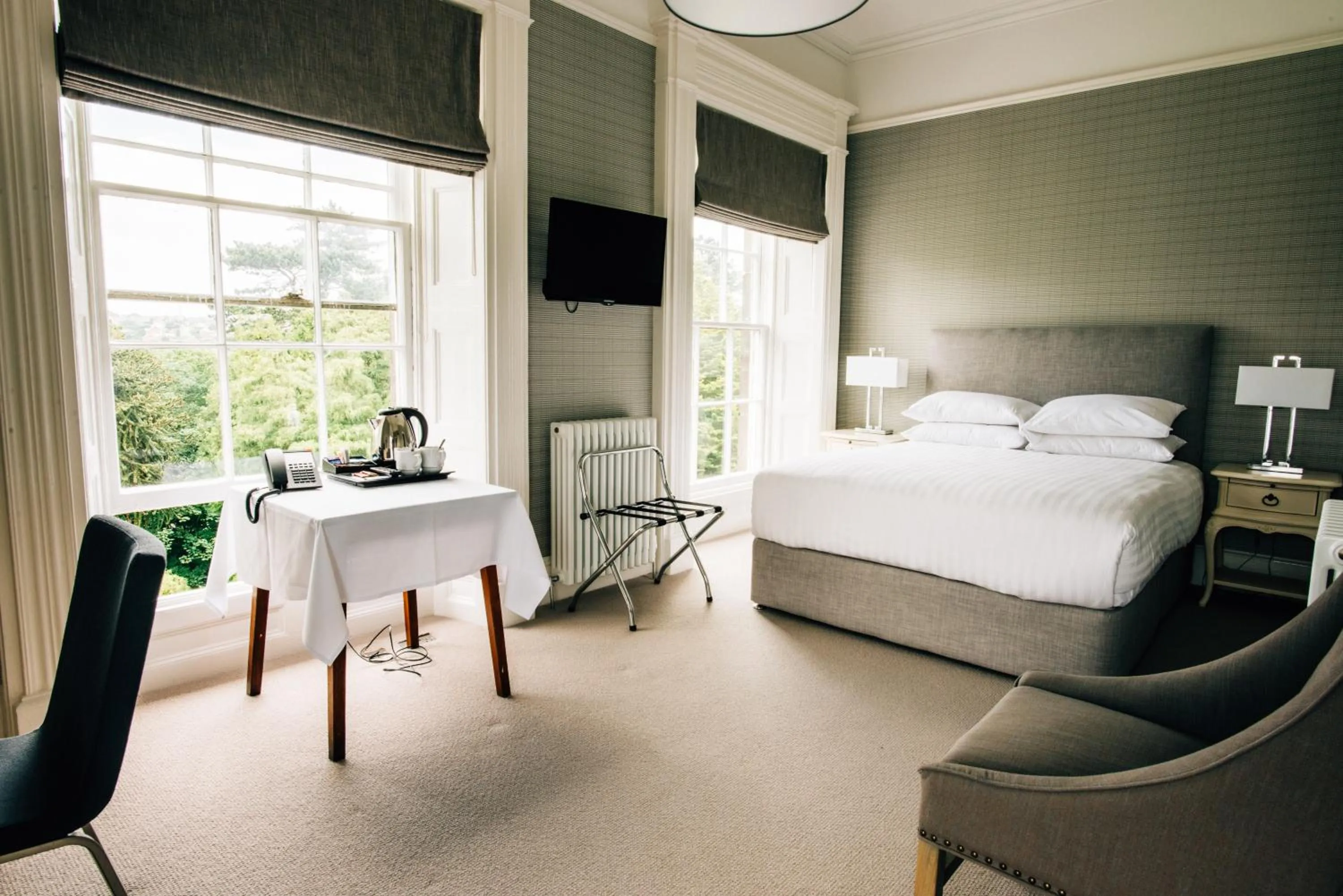 Bed in Belmont House Hotel