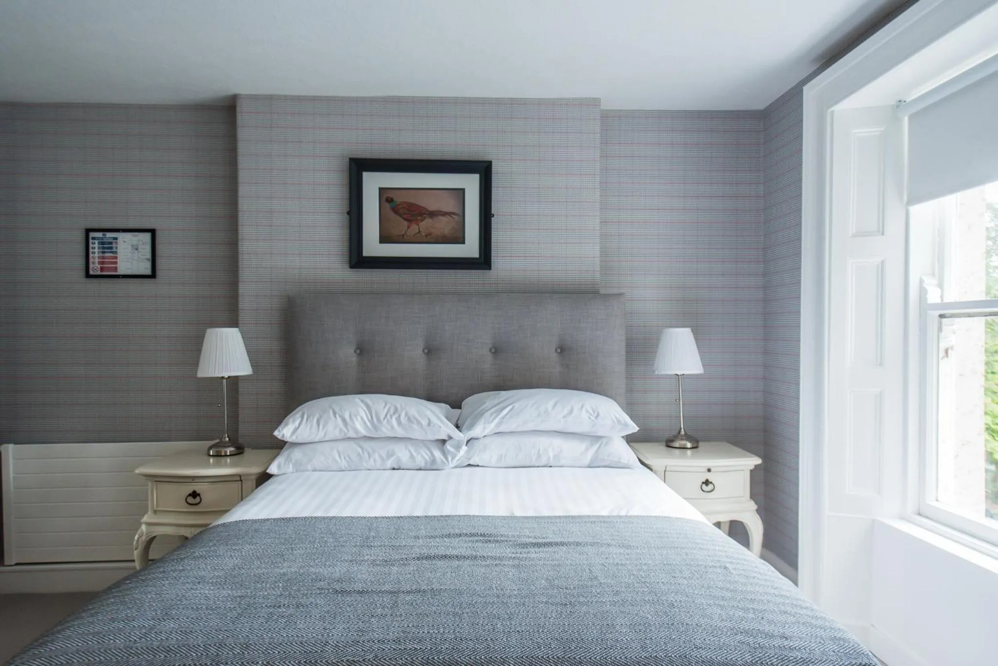 Bed in Belmont House Hotel