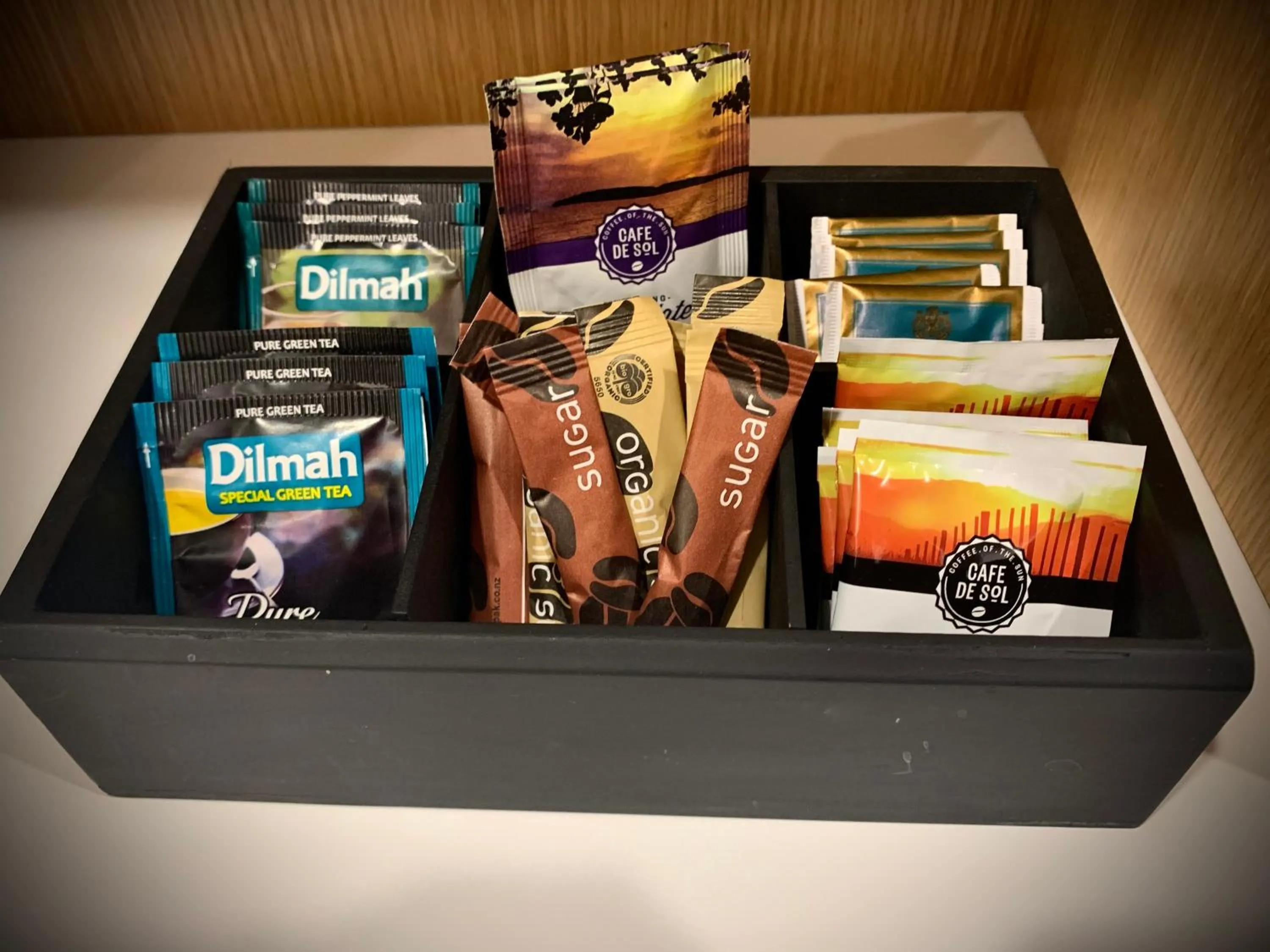 Coffee/tea facilities in The Godley Hotel