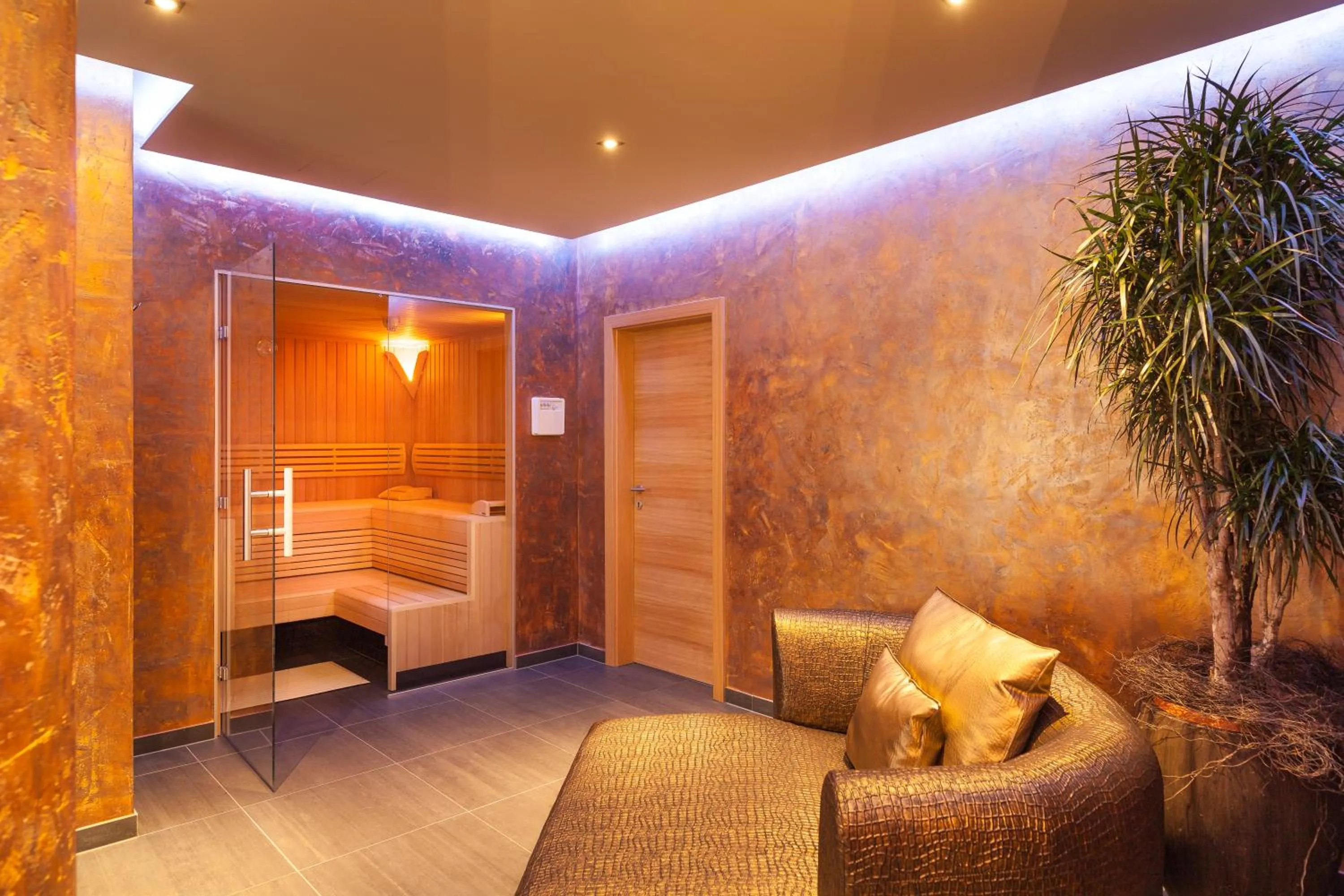 Sauna in LEDERER Boutique Hotel