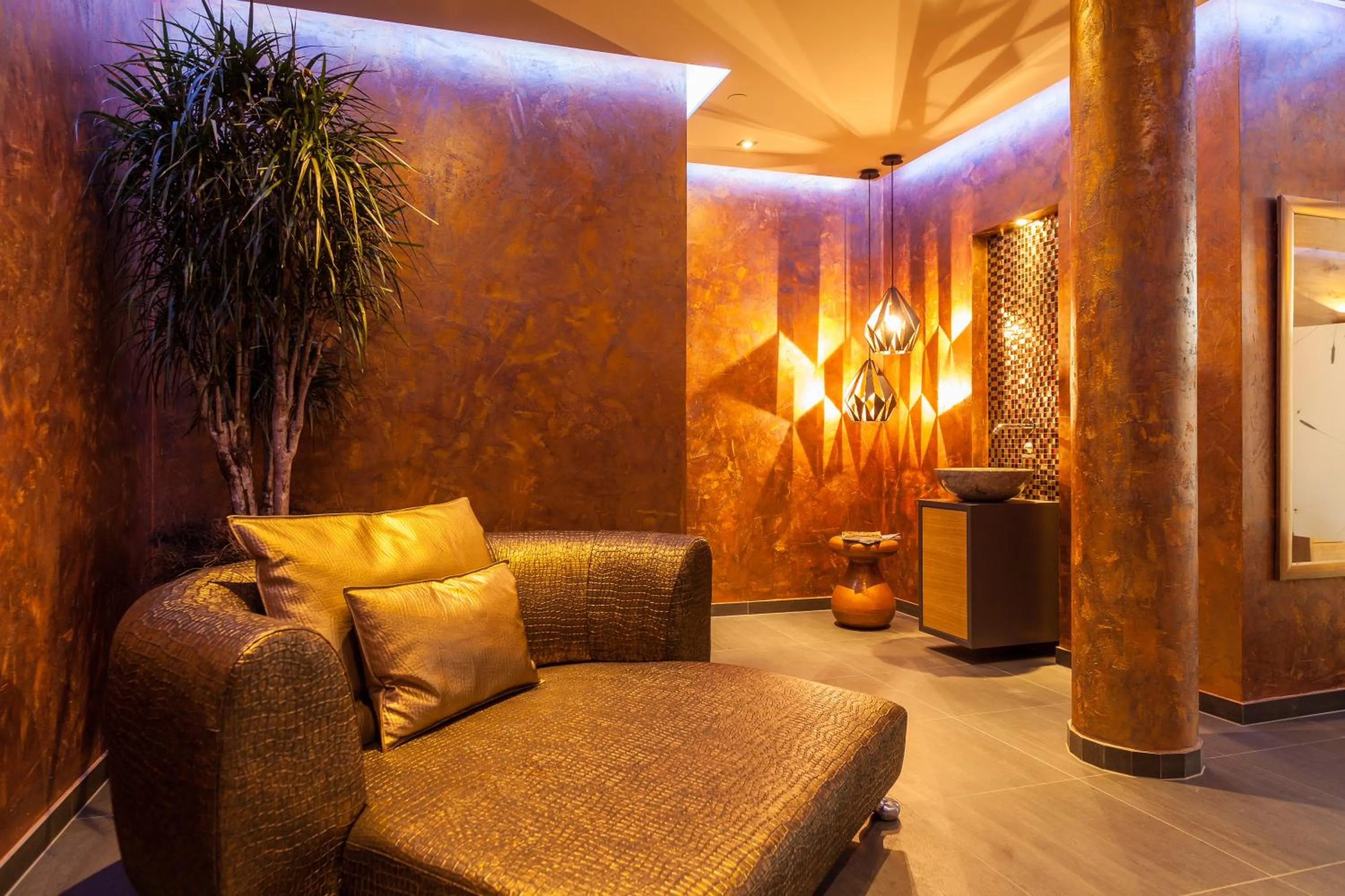 Sauna in LEDERER Boutique Hotel