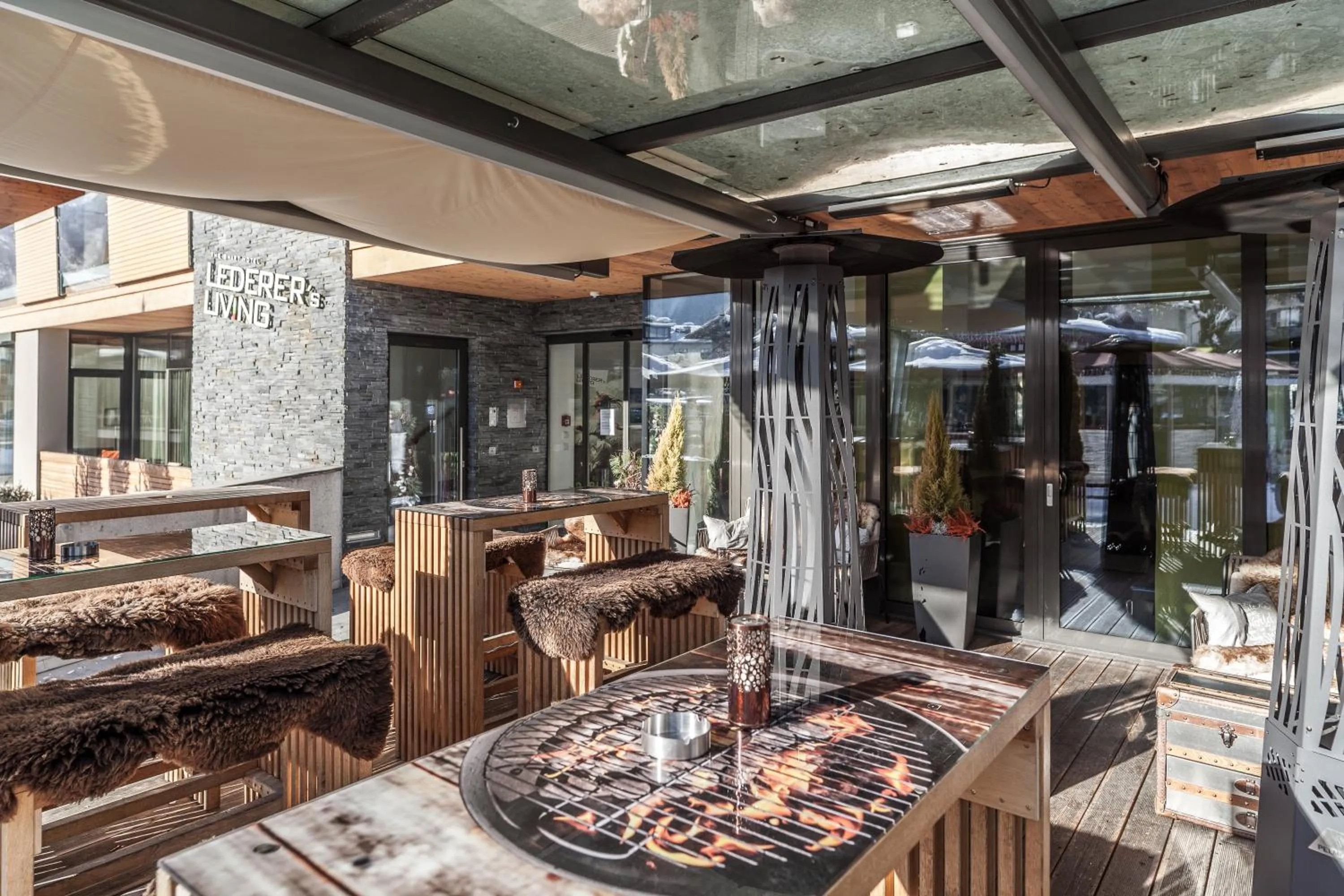 Balcony/Terrace in LEDERER Boutique Hotel