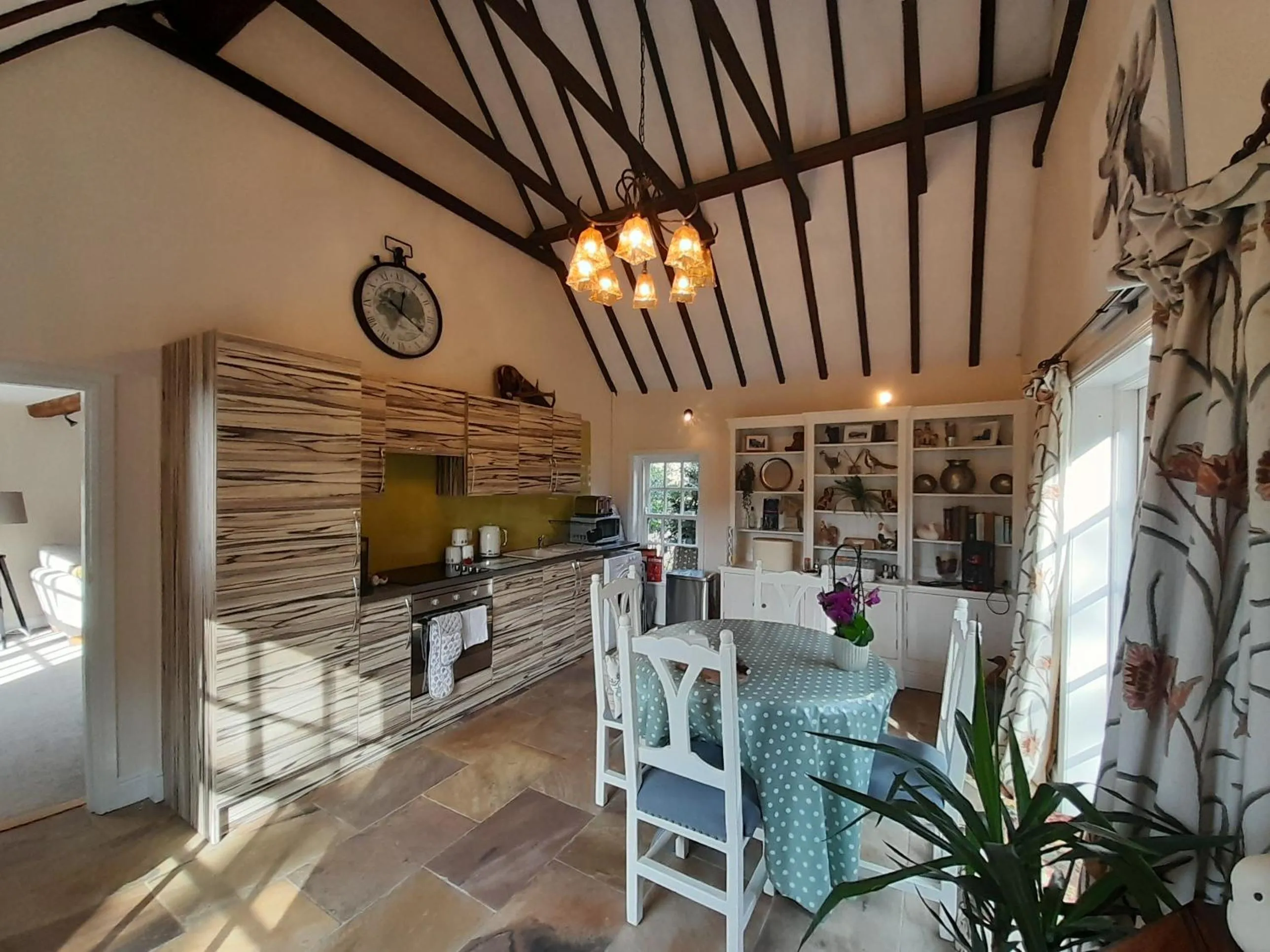 Patio in Clumber Lane End Farm