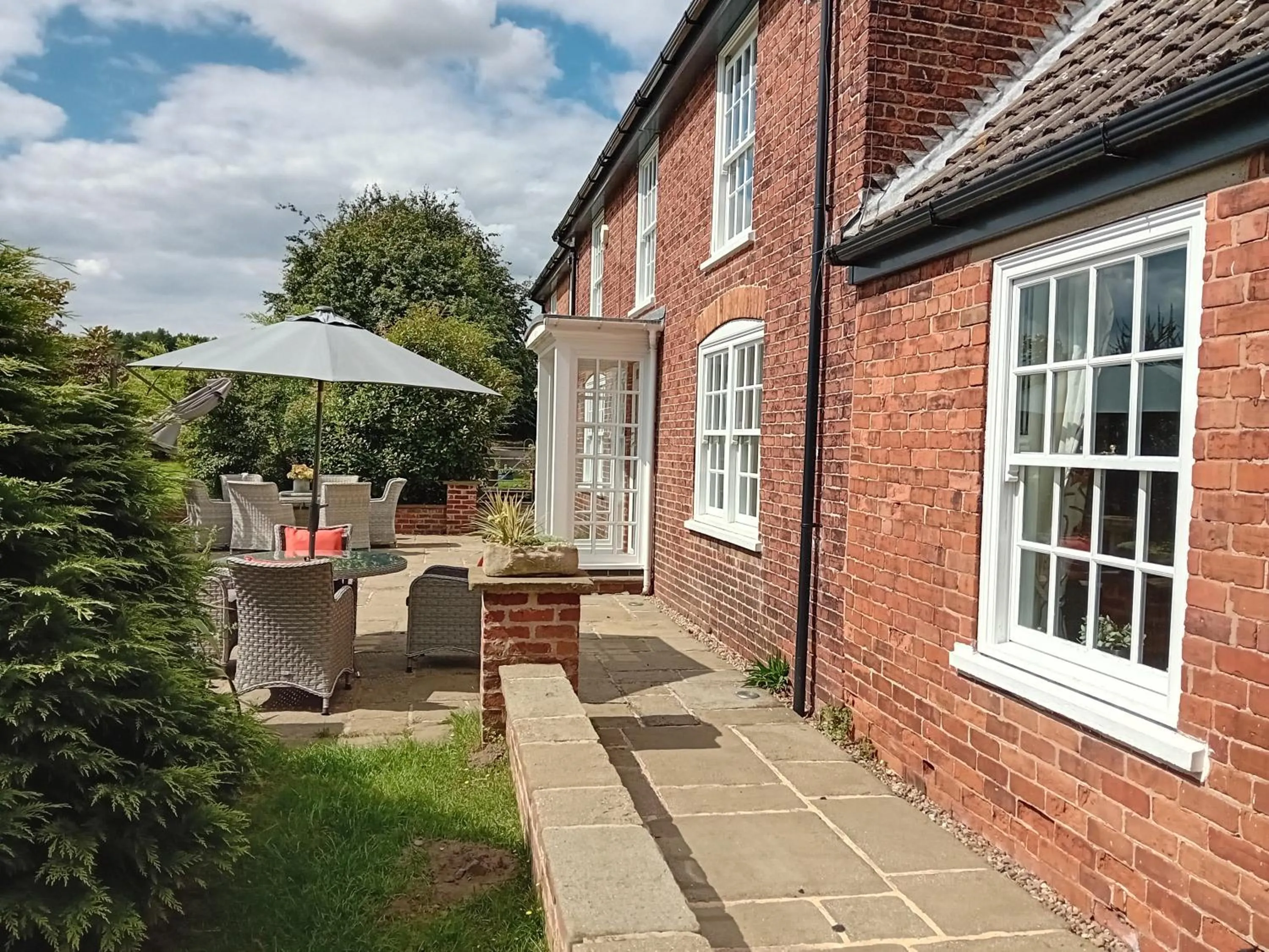 Property building in Clumber Lane End Farm