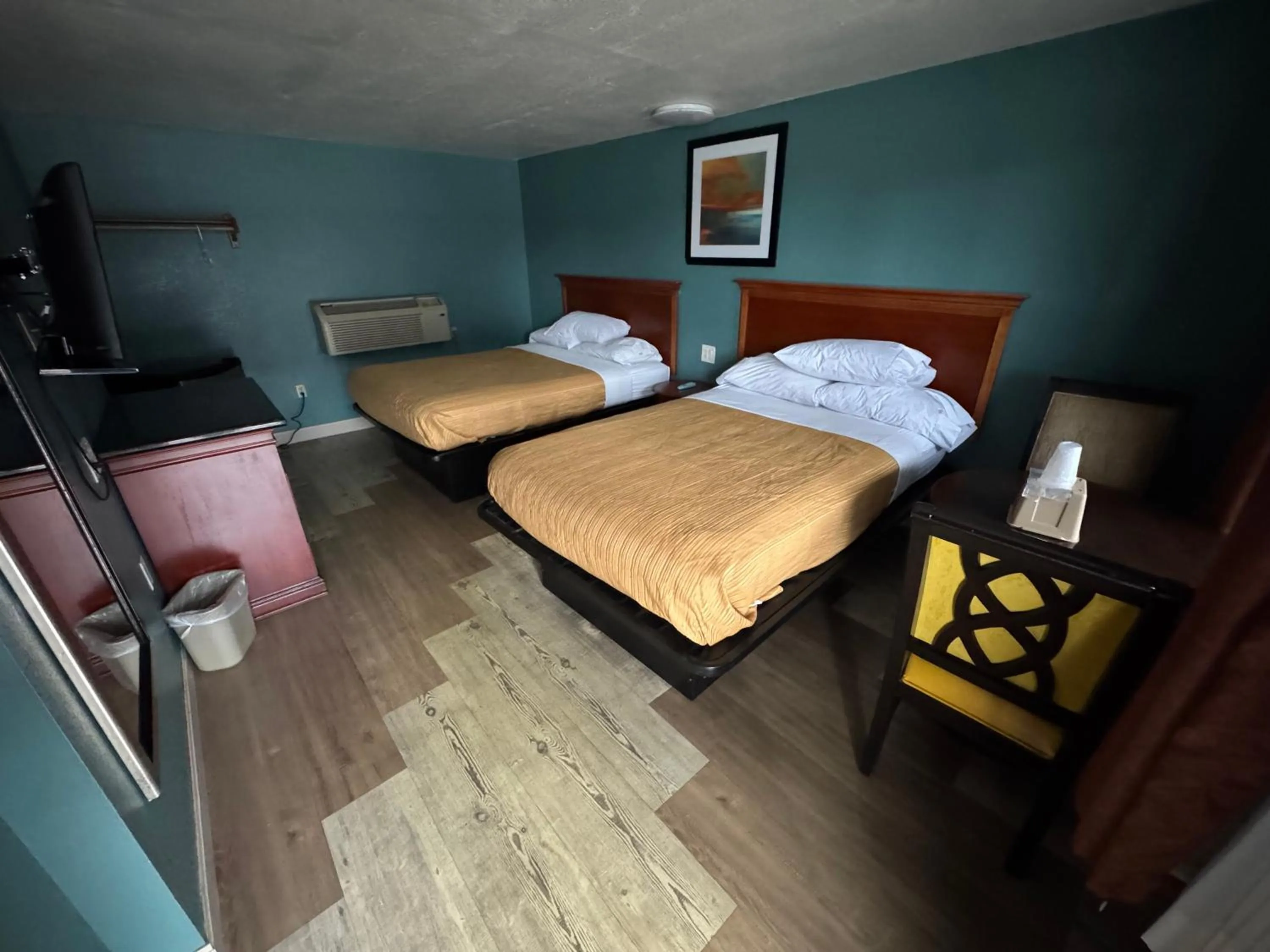 Bed in Budget Motel