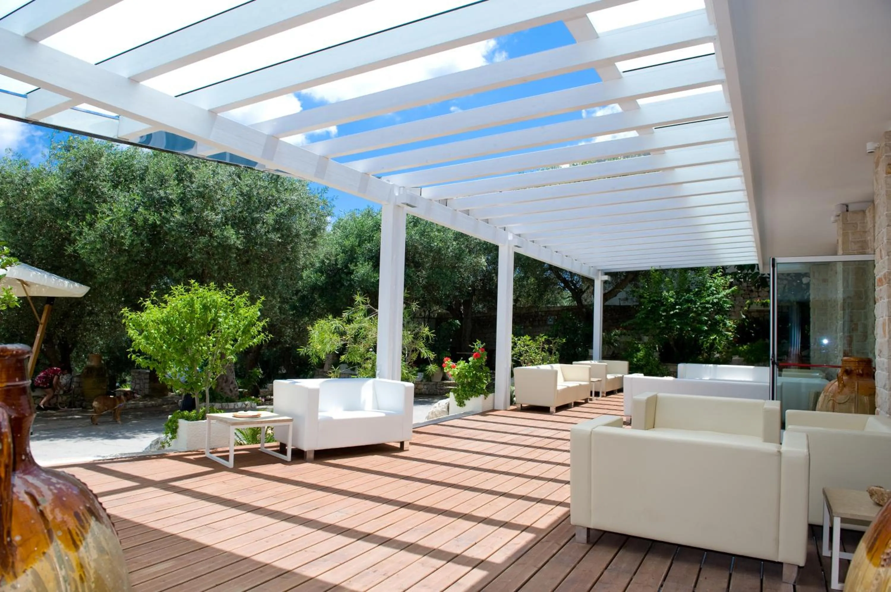 Patio in Hotel Orsa Maggiore