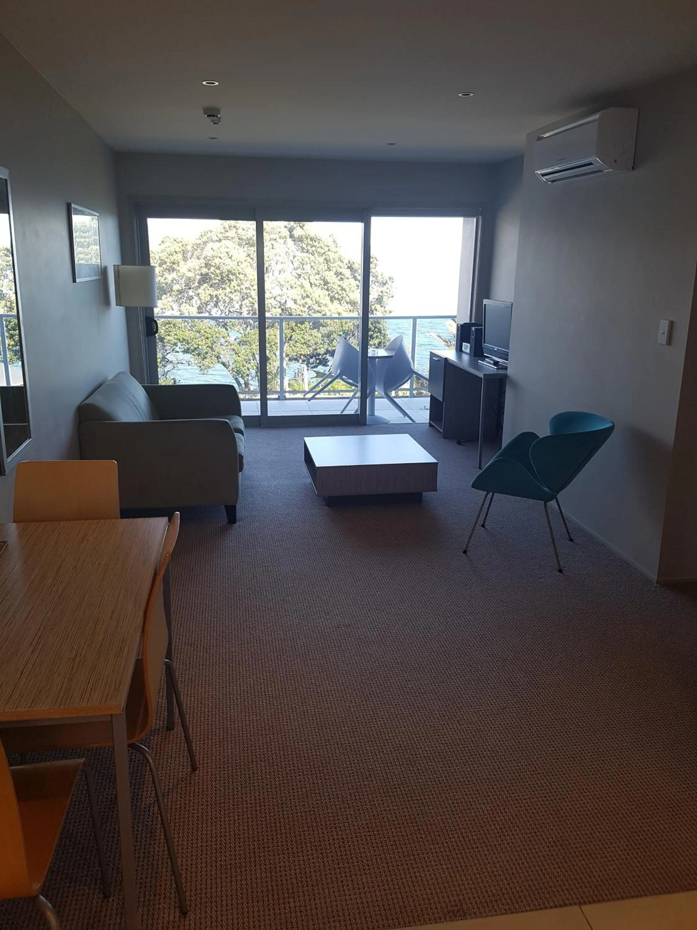 Patio in Te Kaha Beach Hotel