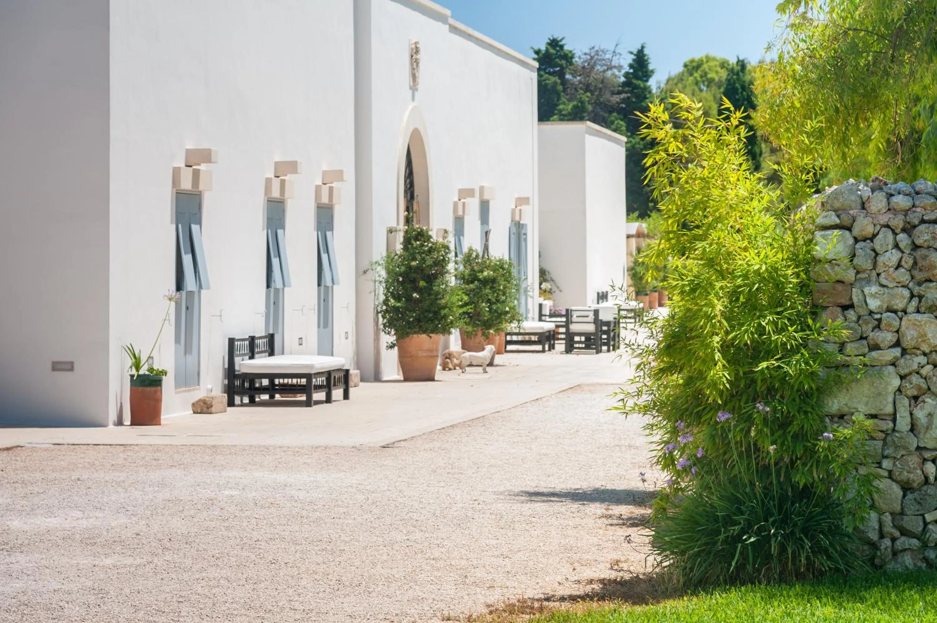 Facade/entrance in Masseria Montelauro