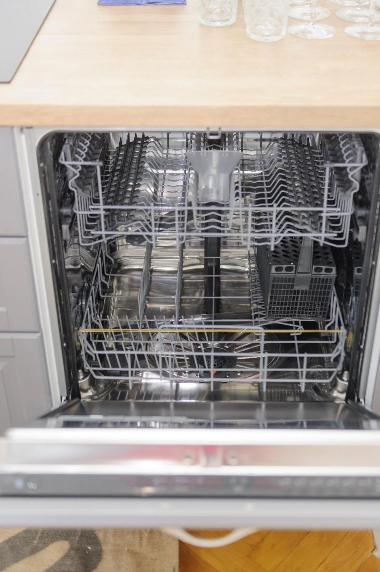 Kitchen or kitchenette in Pinkova Apartments