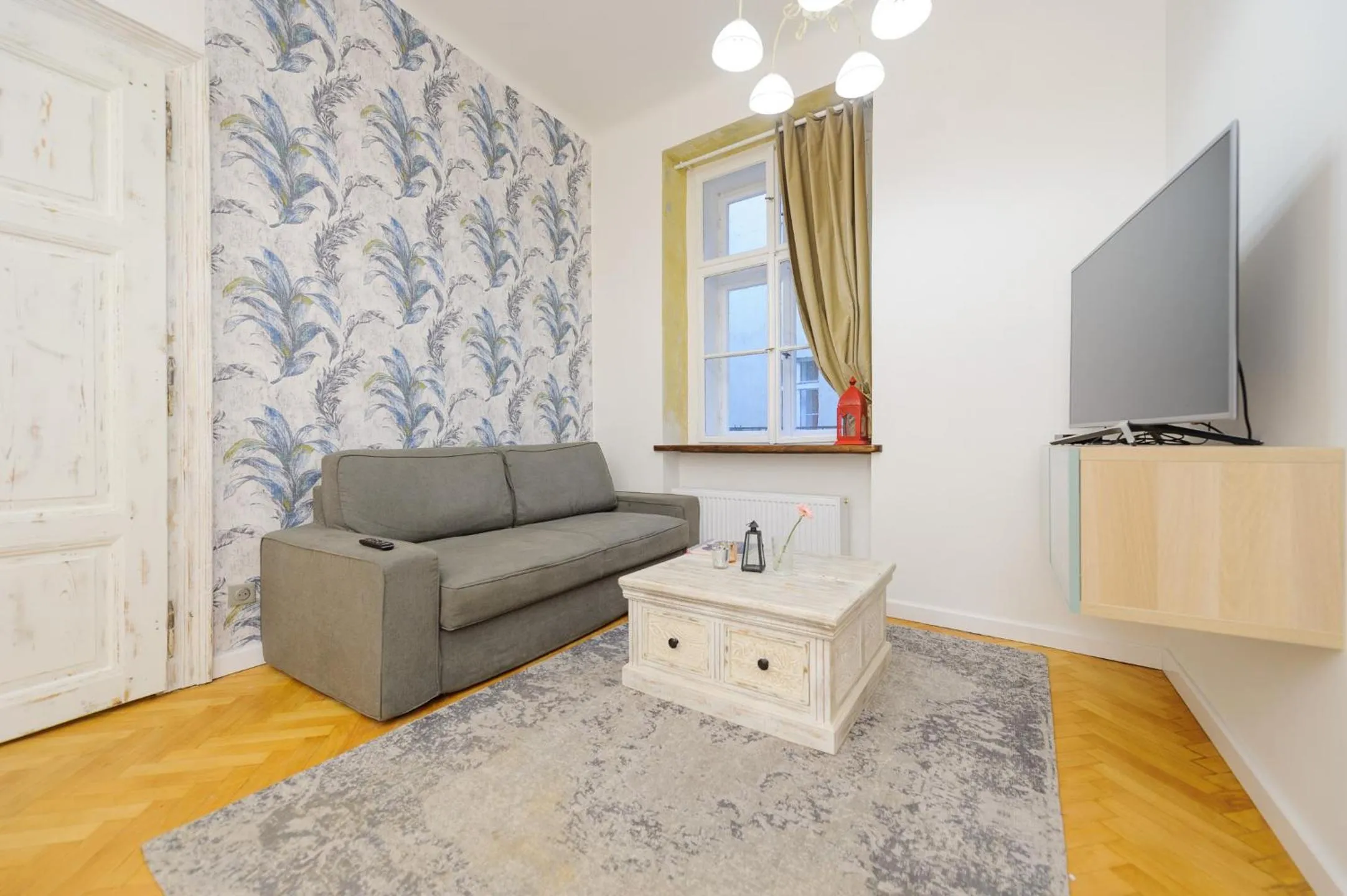 Seating area in Pinkova Apartments