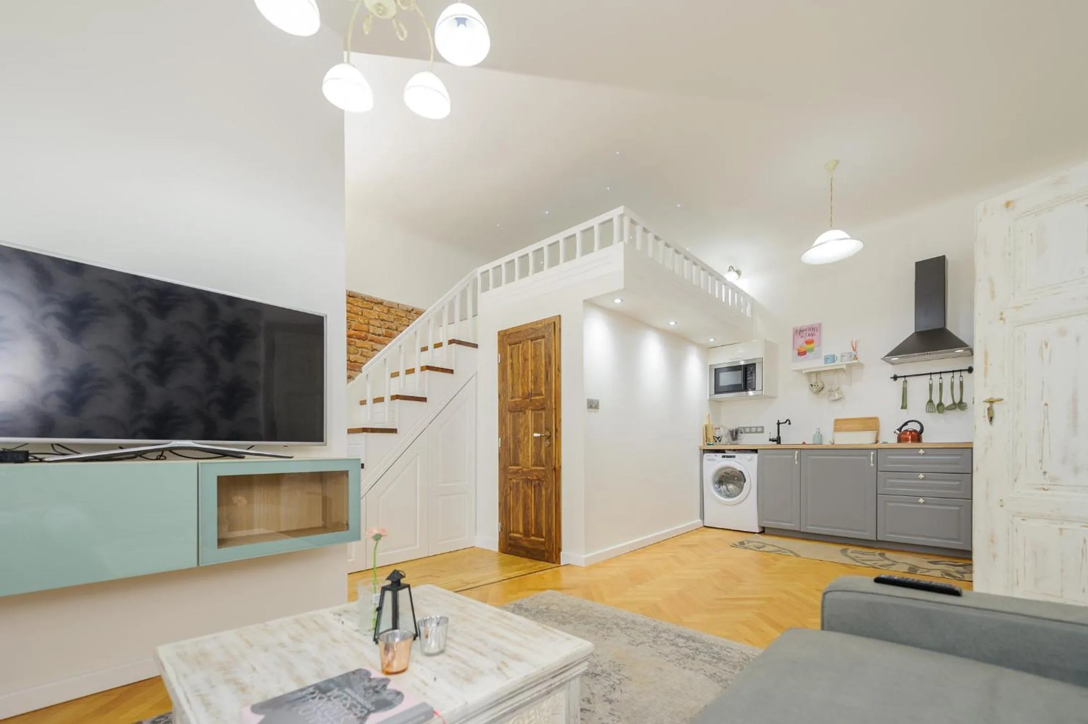 Living room in Pinkova Apartments
