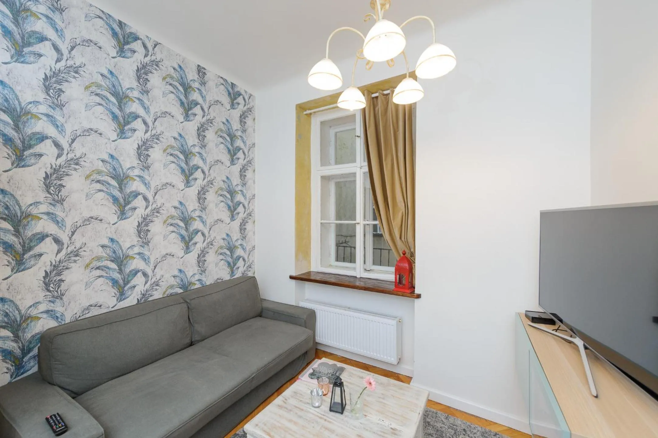 Living room in Pinkova Apartments