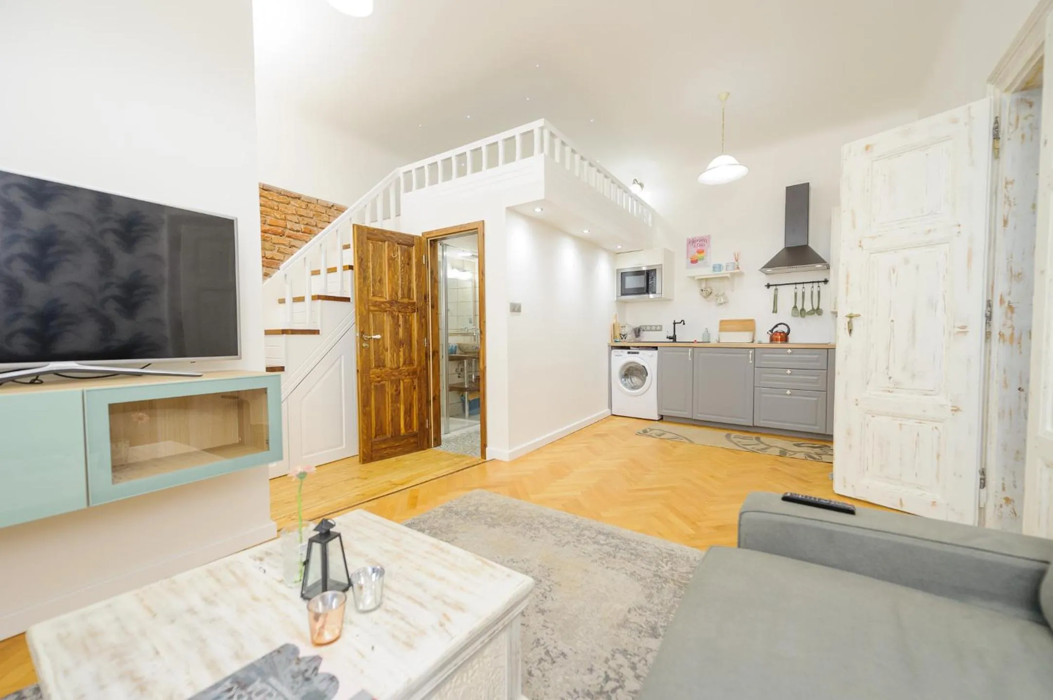 Living room in Pinkova Apartments