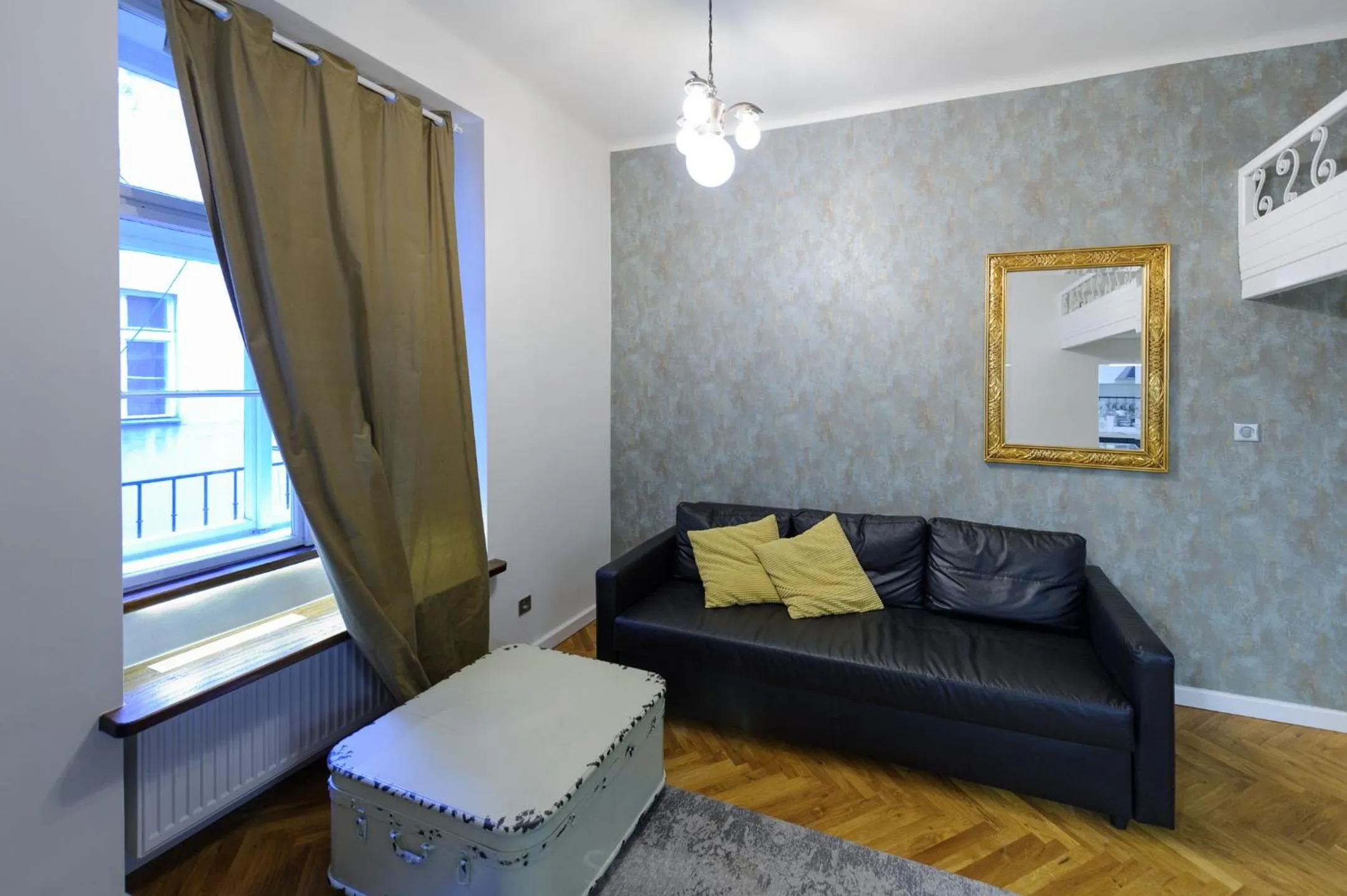 Living room in Pinkova Apartments
