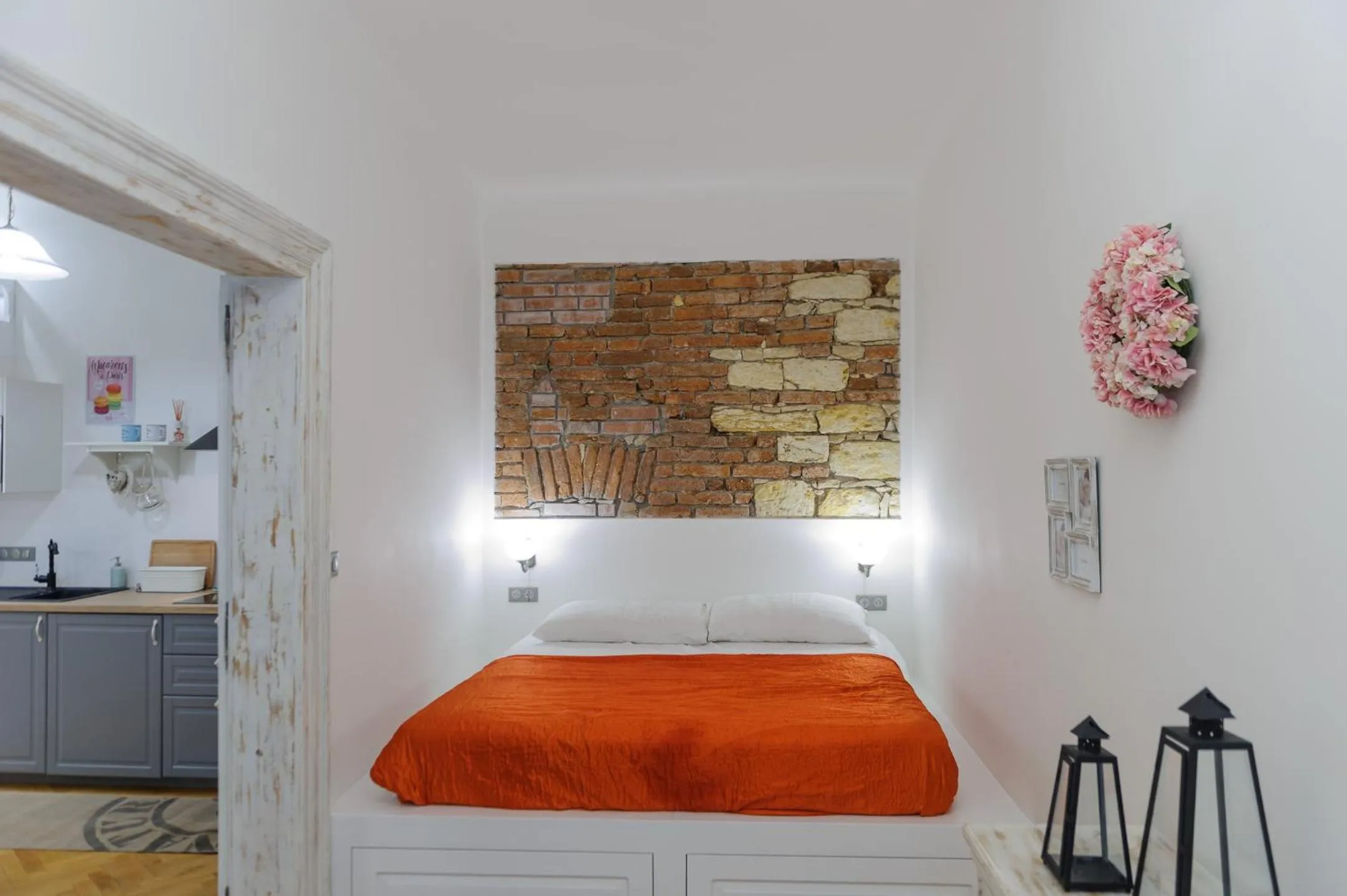 Bed in Pinkova Apartments
