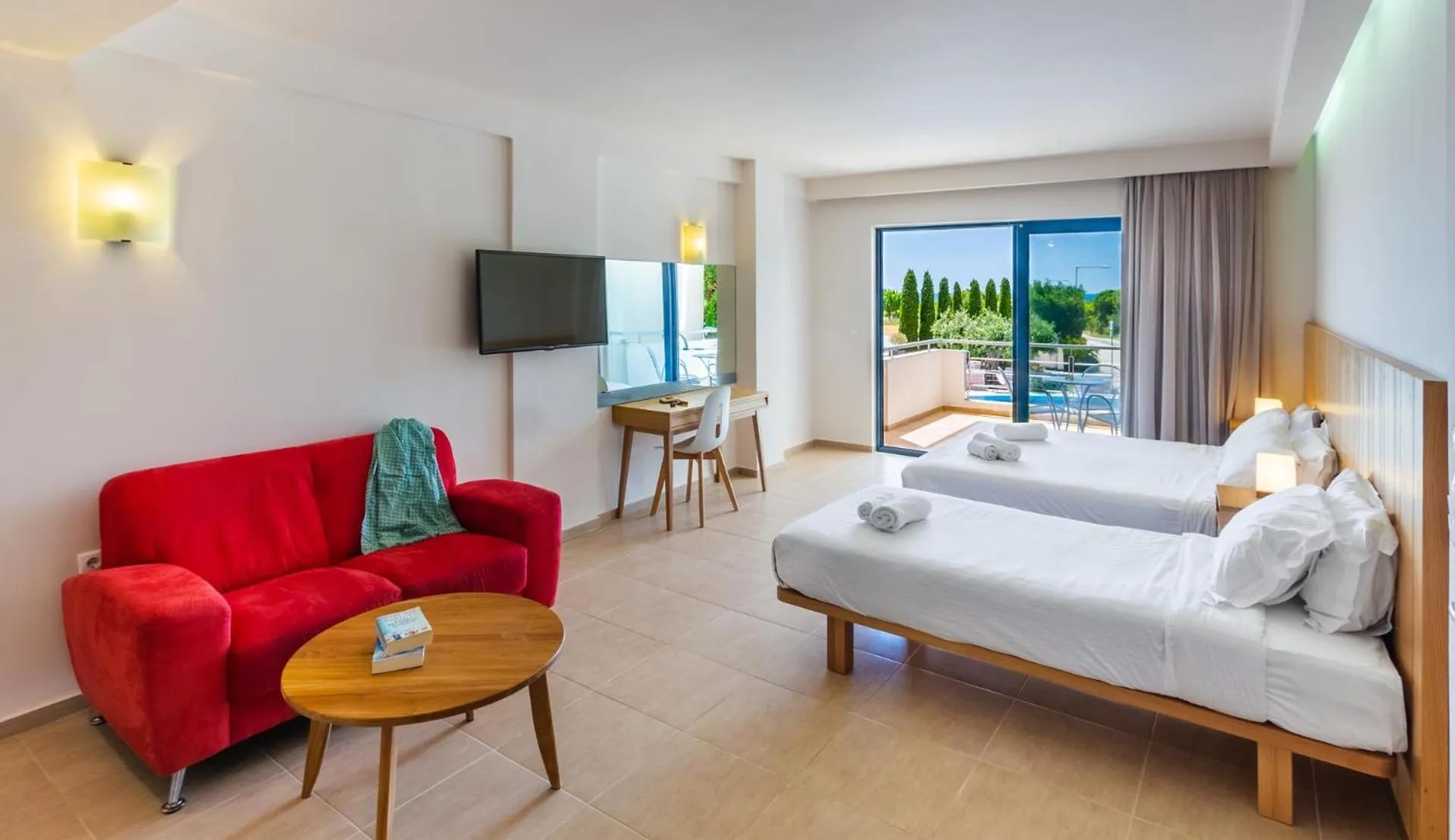 Property building, Bed in Ionian Theoxenia