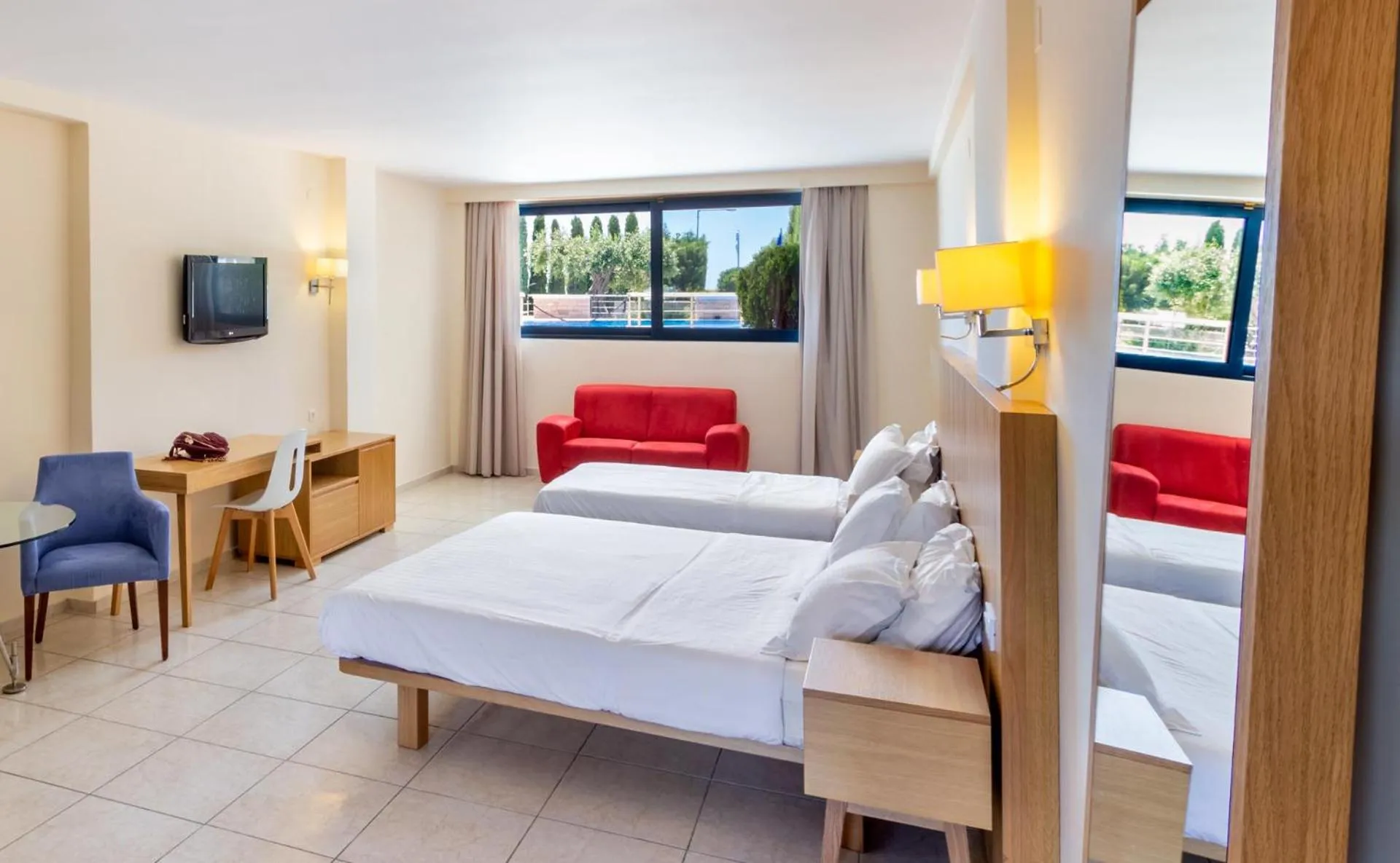 Property building, Bed in Ionian Theoxenia