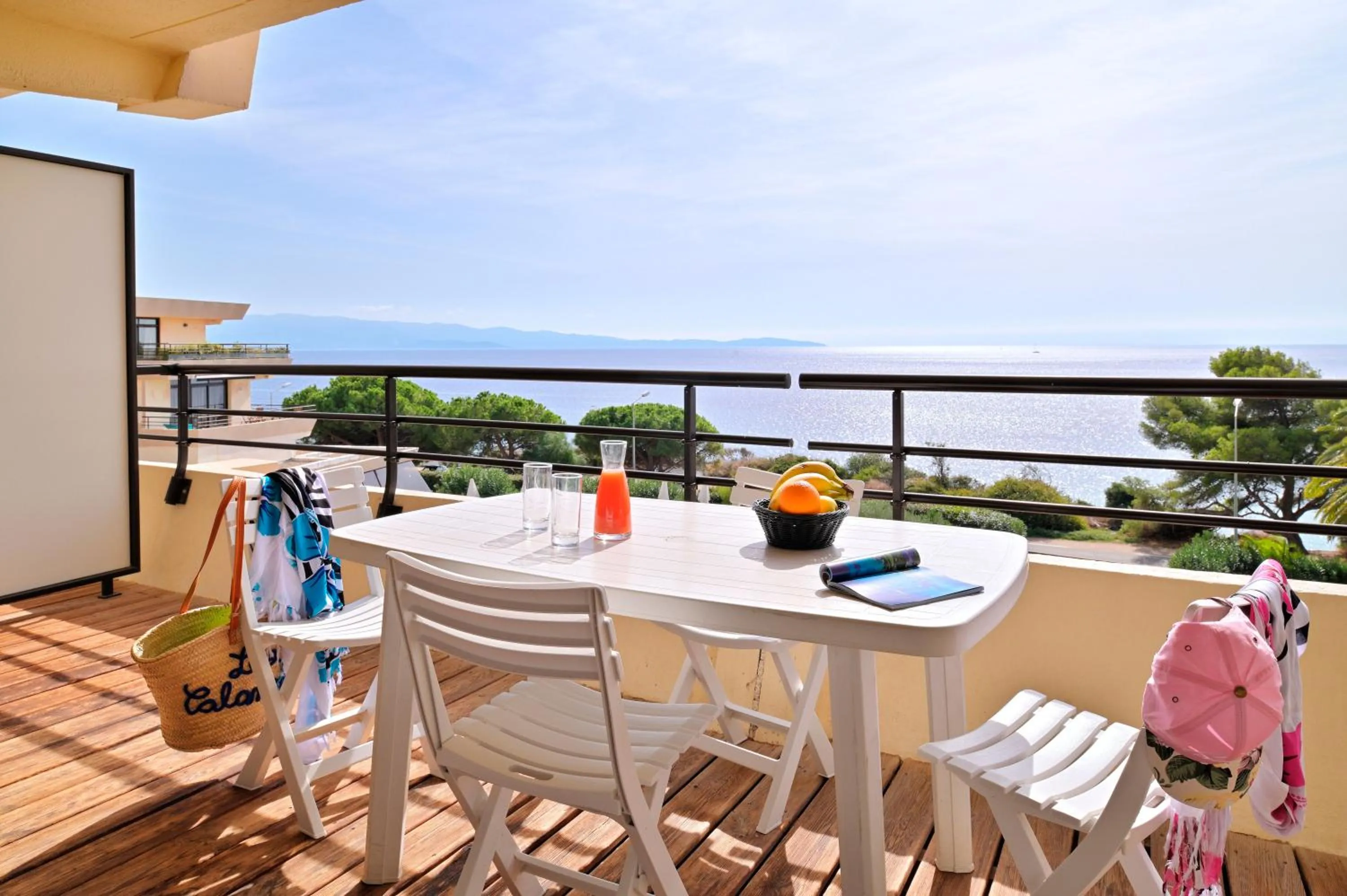 Balcony/Terrace in Résidence Les Calanques