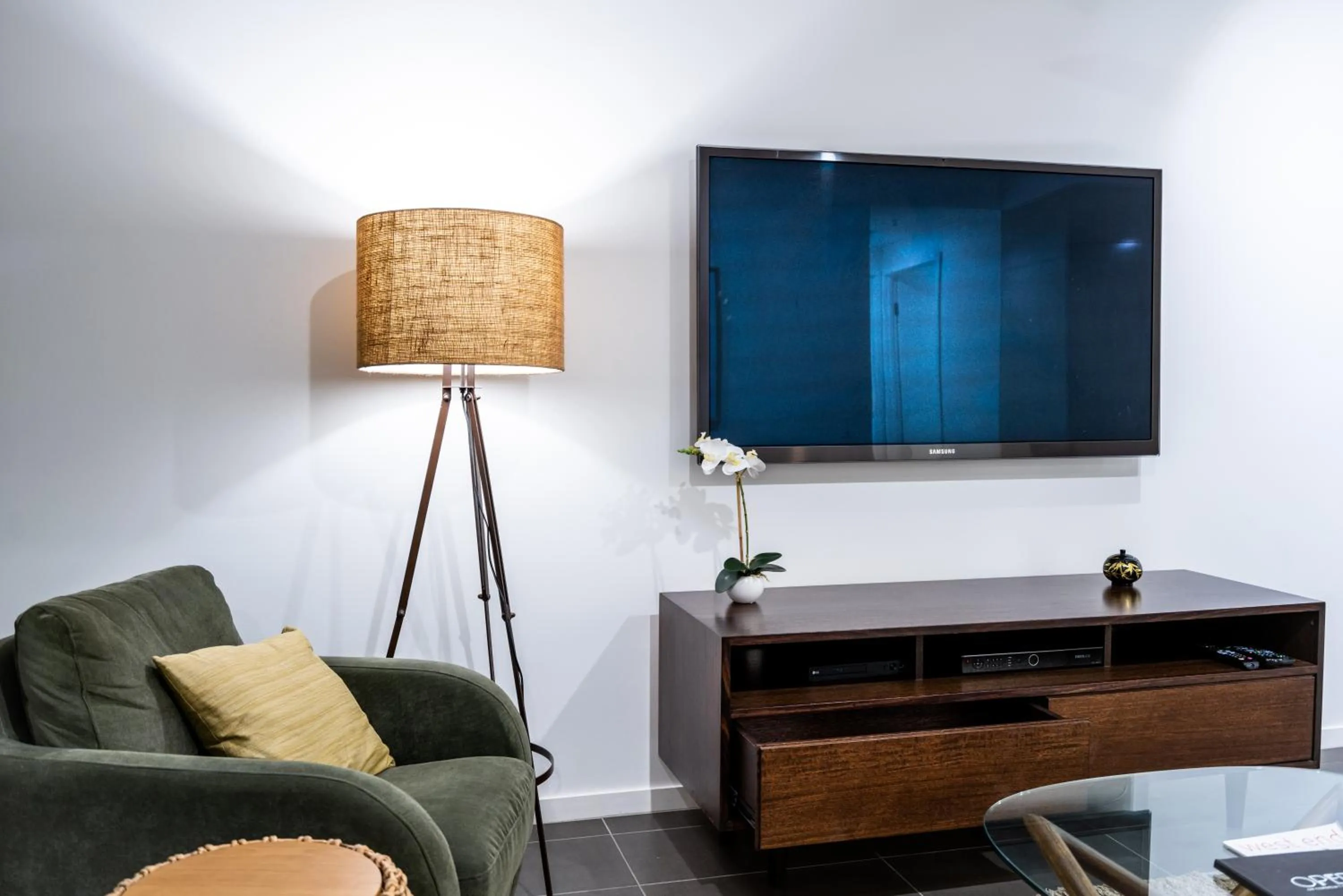 Living room in Opera Apartments South Brisbane