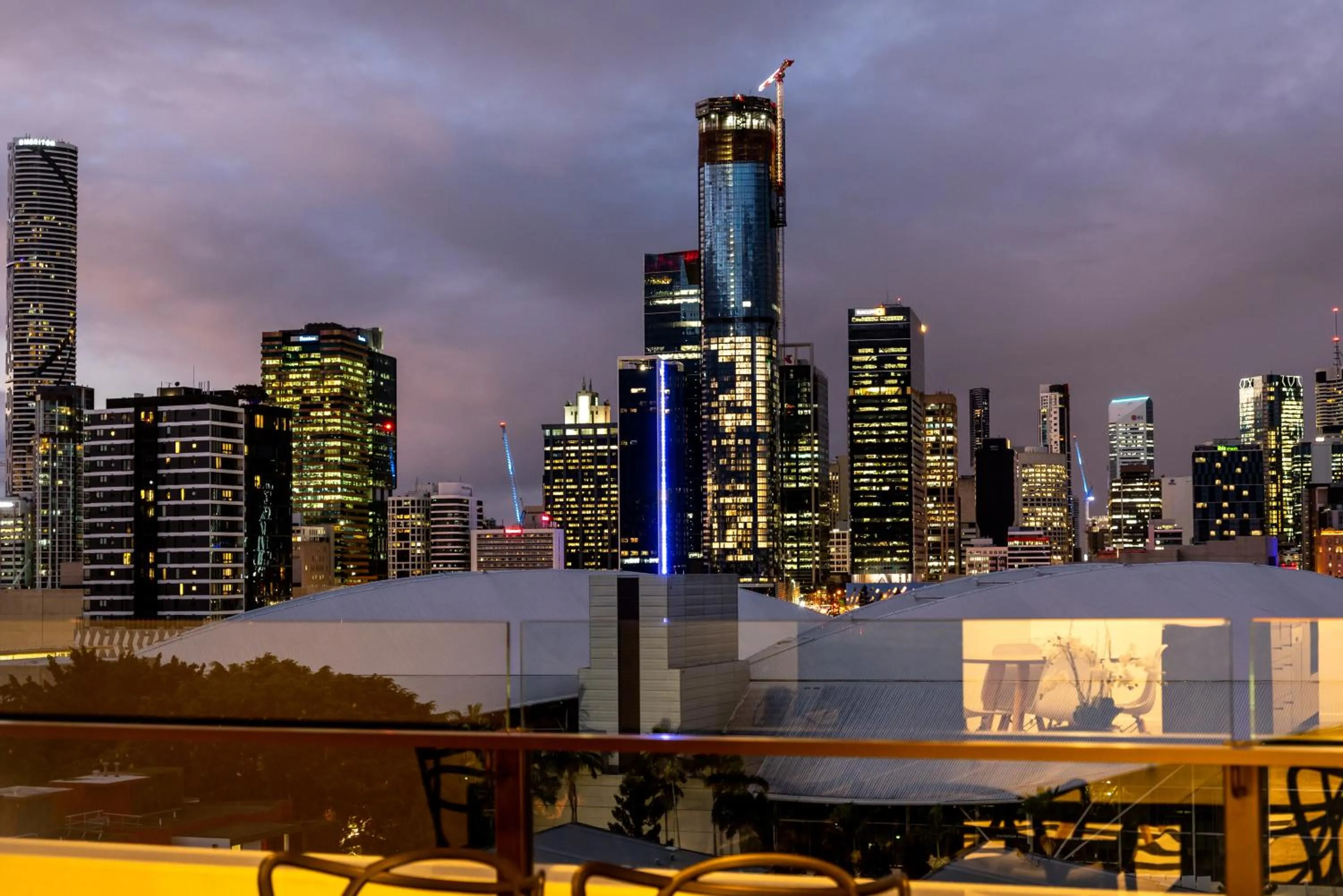 City view in Opera Apartments South Brisbane