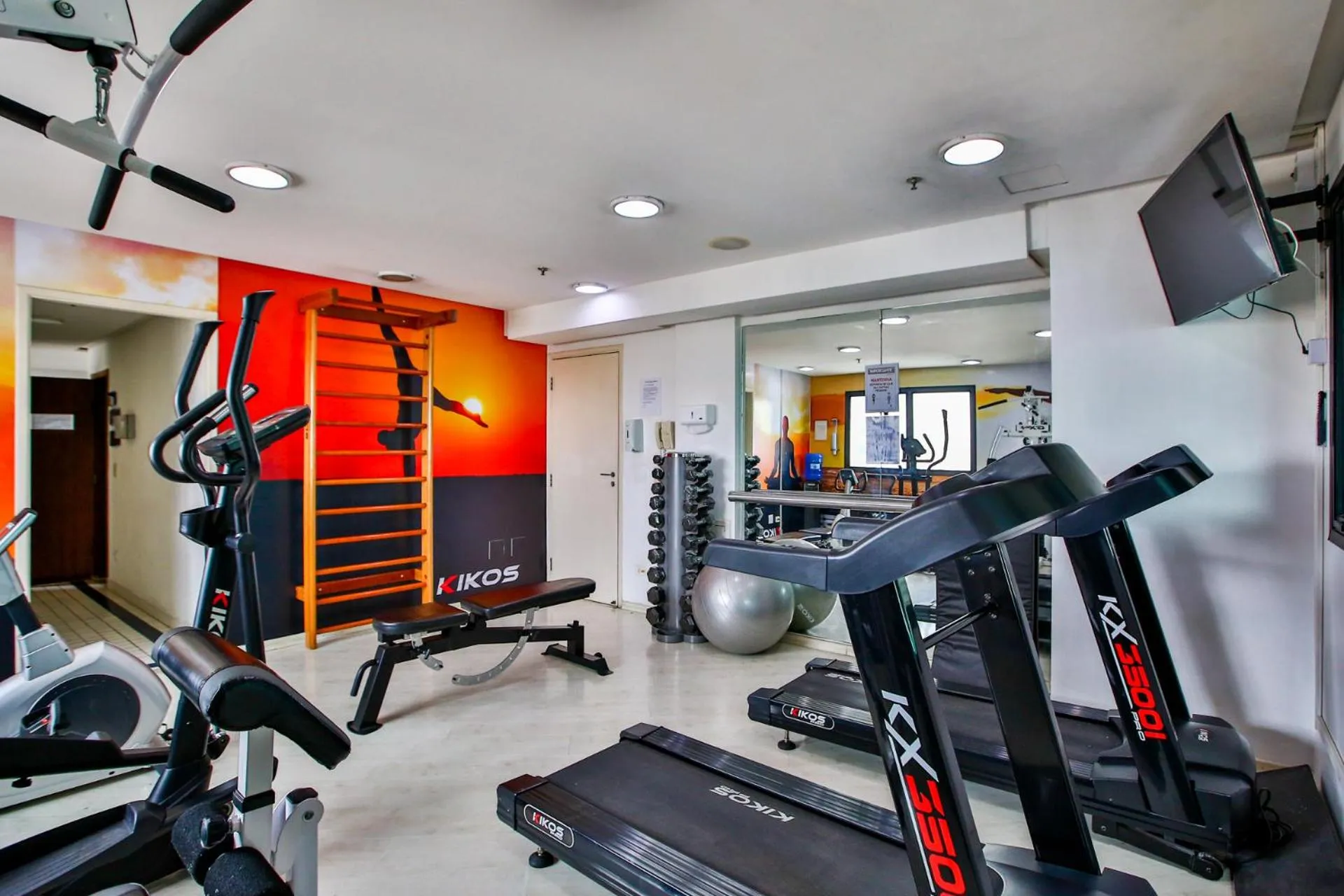 Fitness centre/facilities in Transamerica Executive Chácara Santo Antônio
