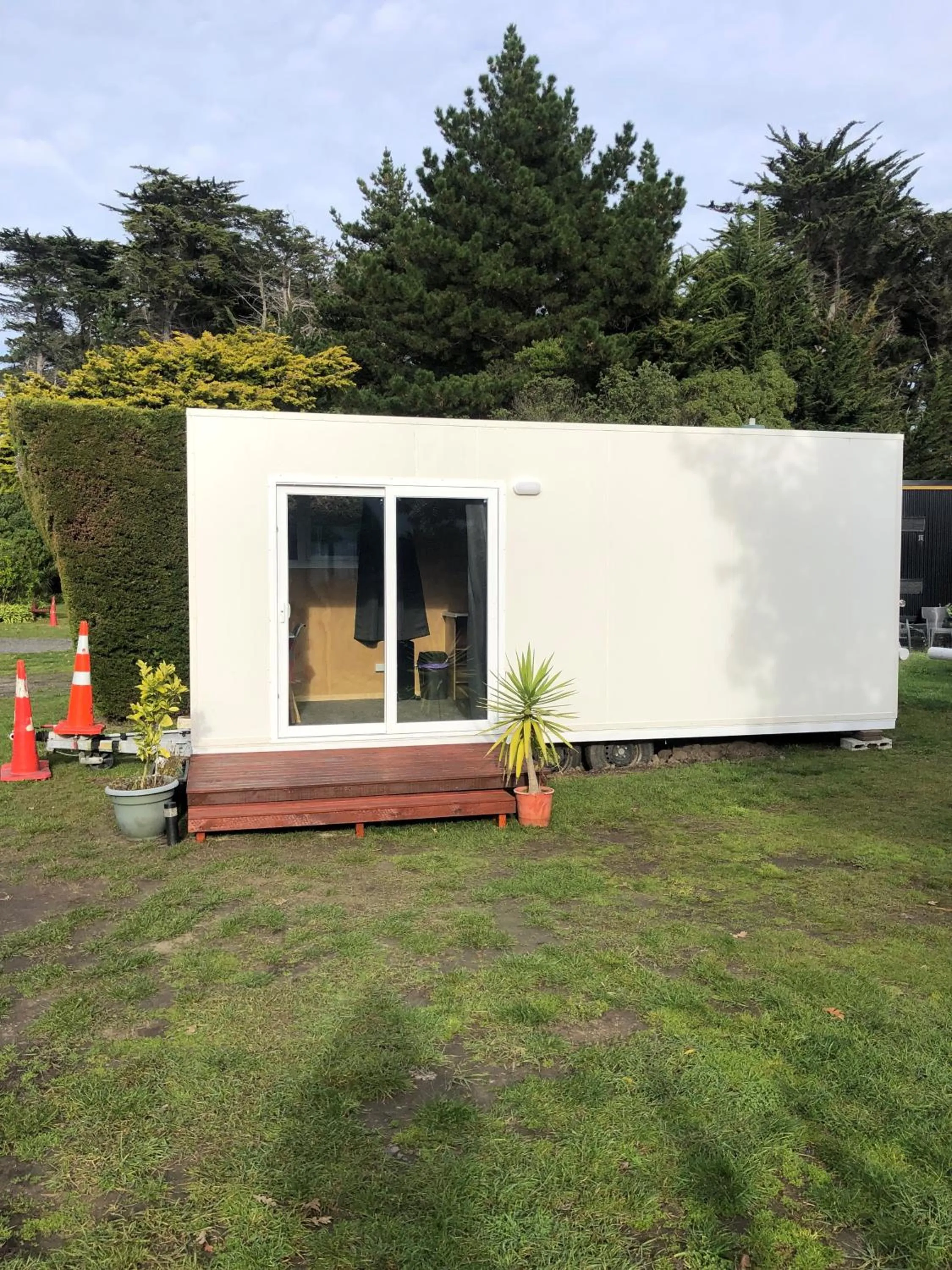 Property building in South Brighton Holiday Park